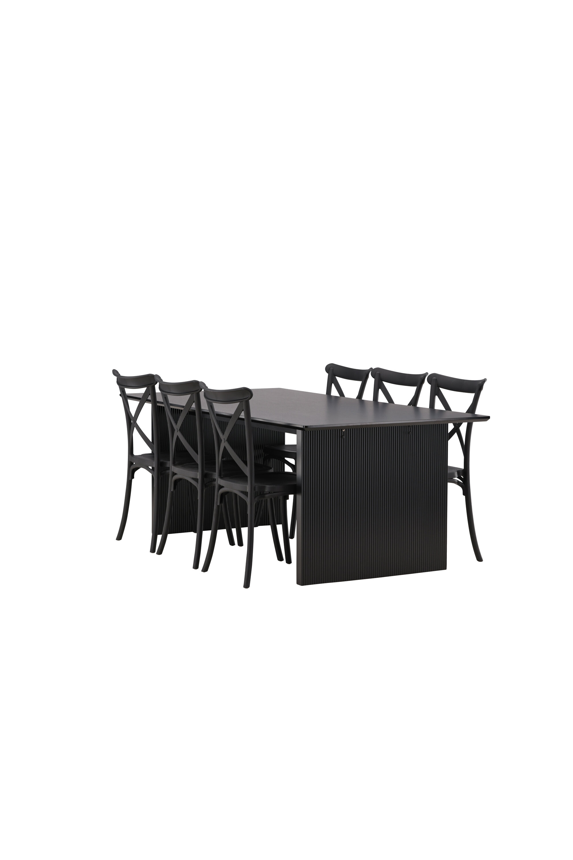 deLOHN Vail, Crosett Téglalap alakú étkezőgarnitúra