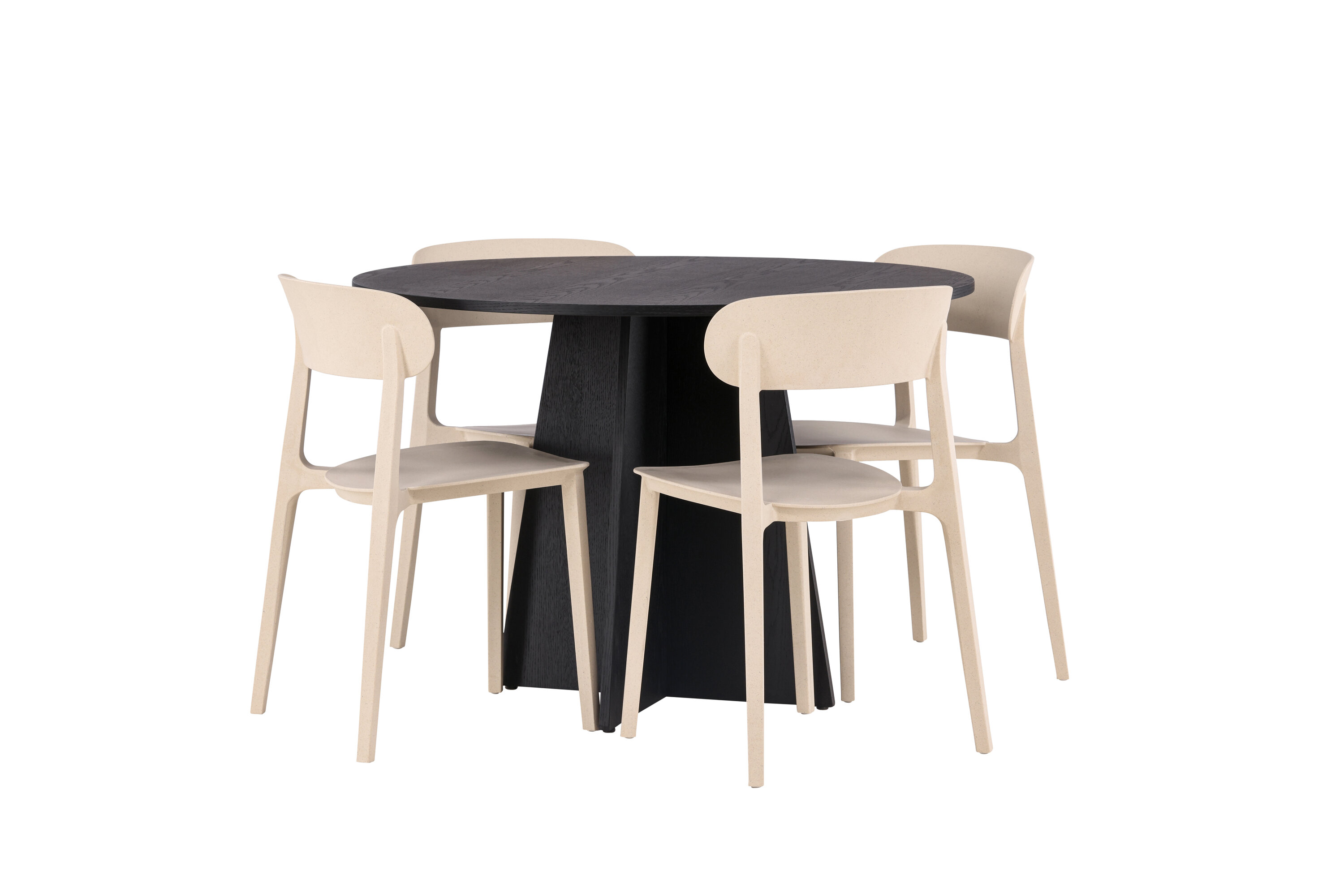 deLOHN Bootcut Oval, Åstol Kör alakú étkezőgarnitúra