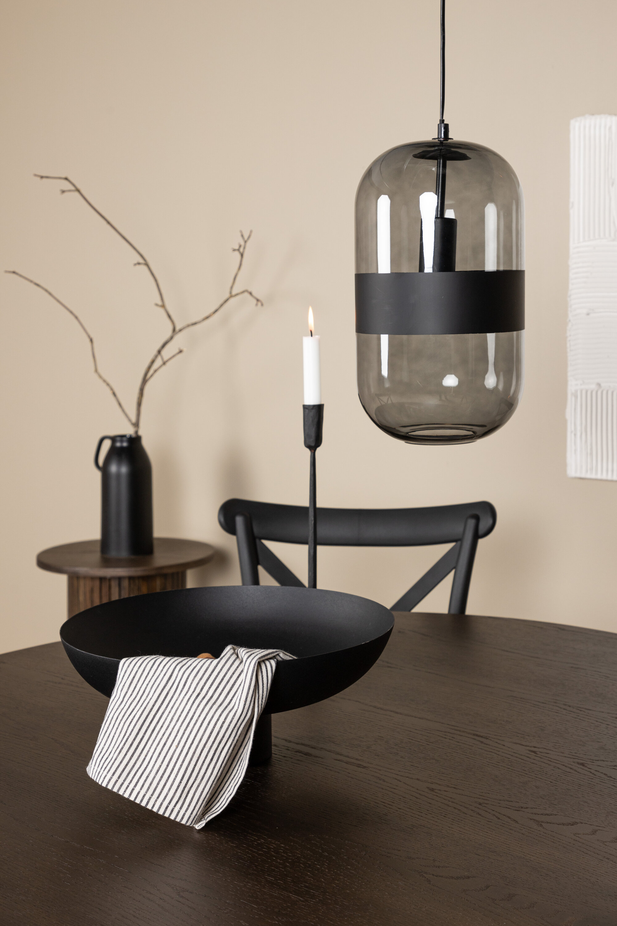 deLOHN Stone round, Crosett Kör alakú étkezőgarnitúra