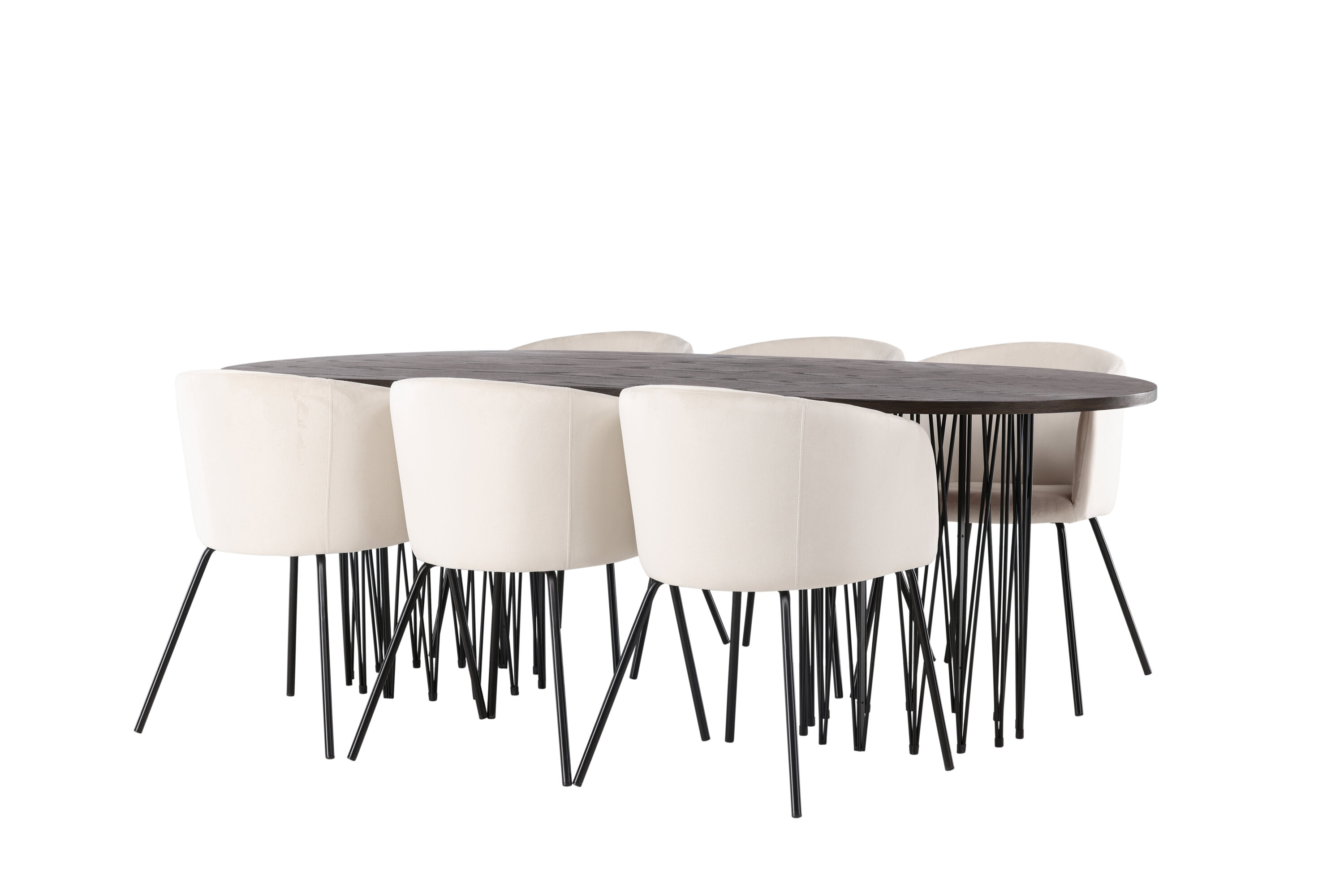 deLOHN Stone oval, Berit Téglalap alakú étkezőgarnitúra