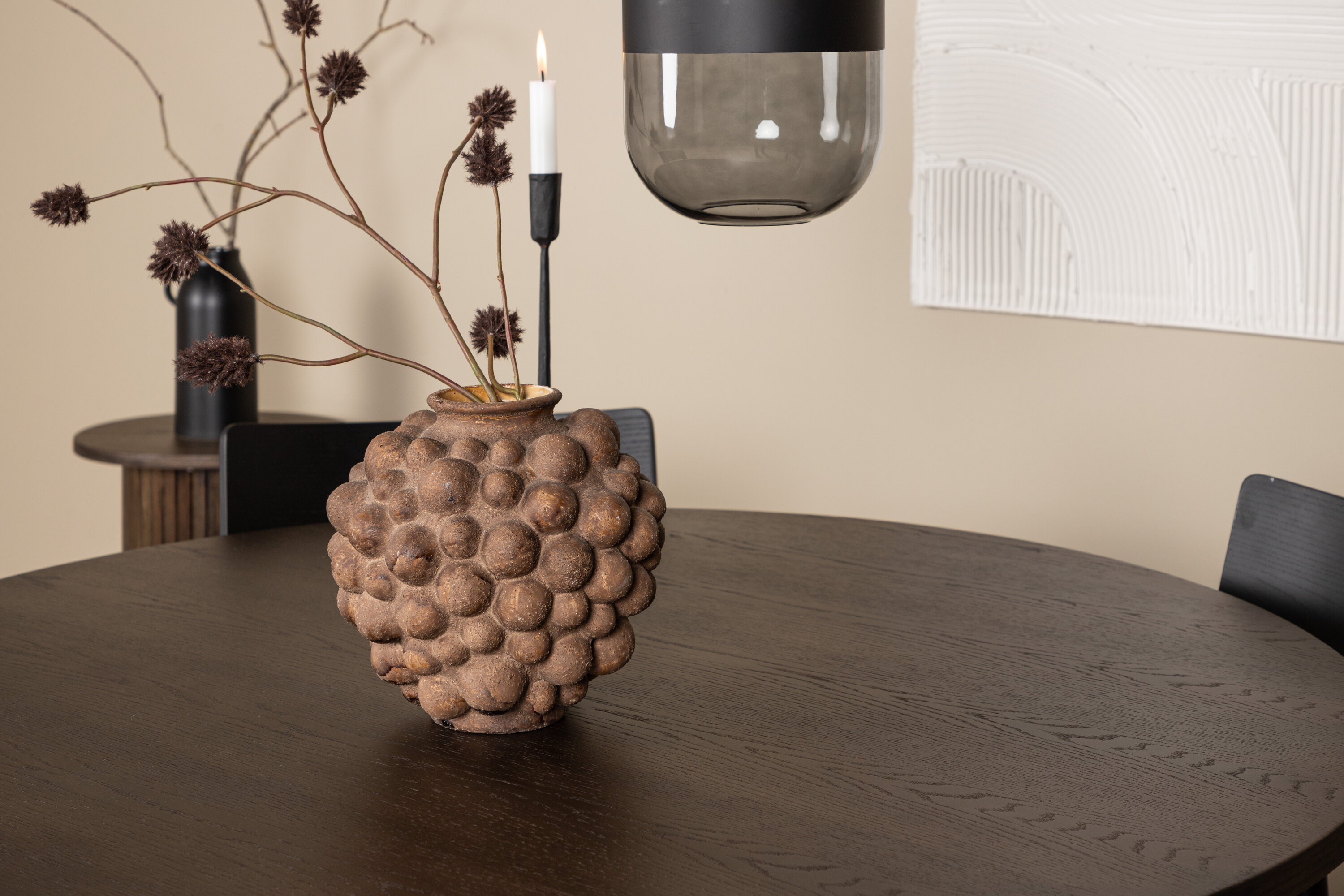 deLOHN Stone round, Montros Kör alakú étkezőgarnitúra