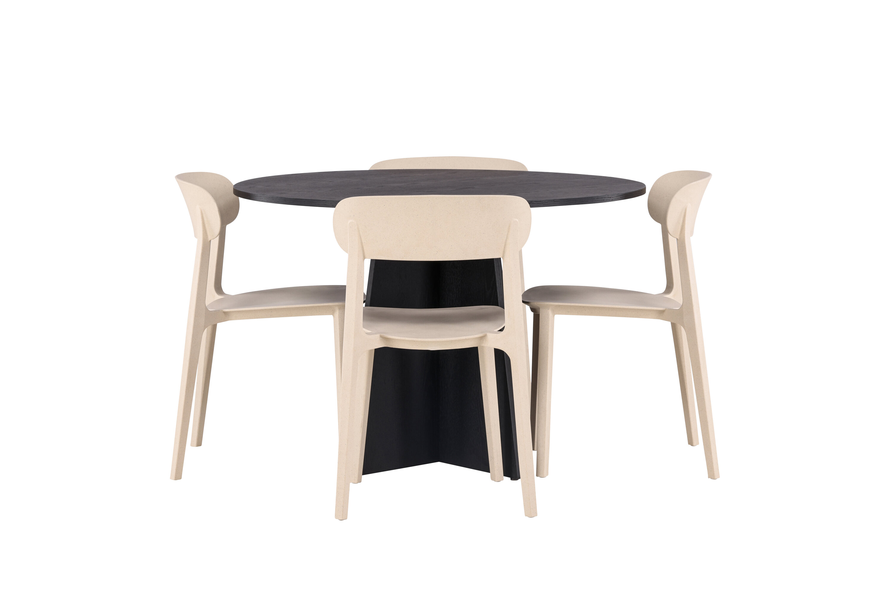 deLOHN Bootcut Oval, Åstol Kör alakú étkezőgarnitúra