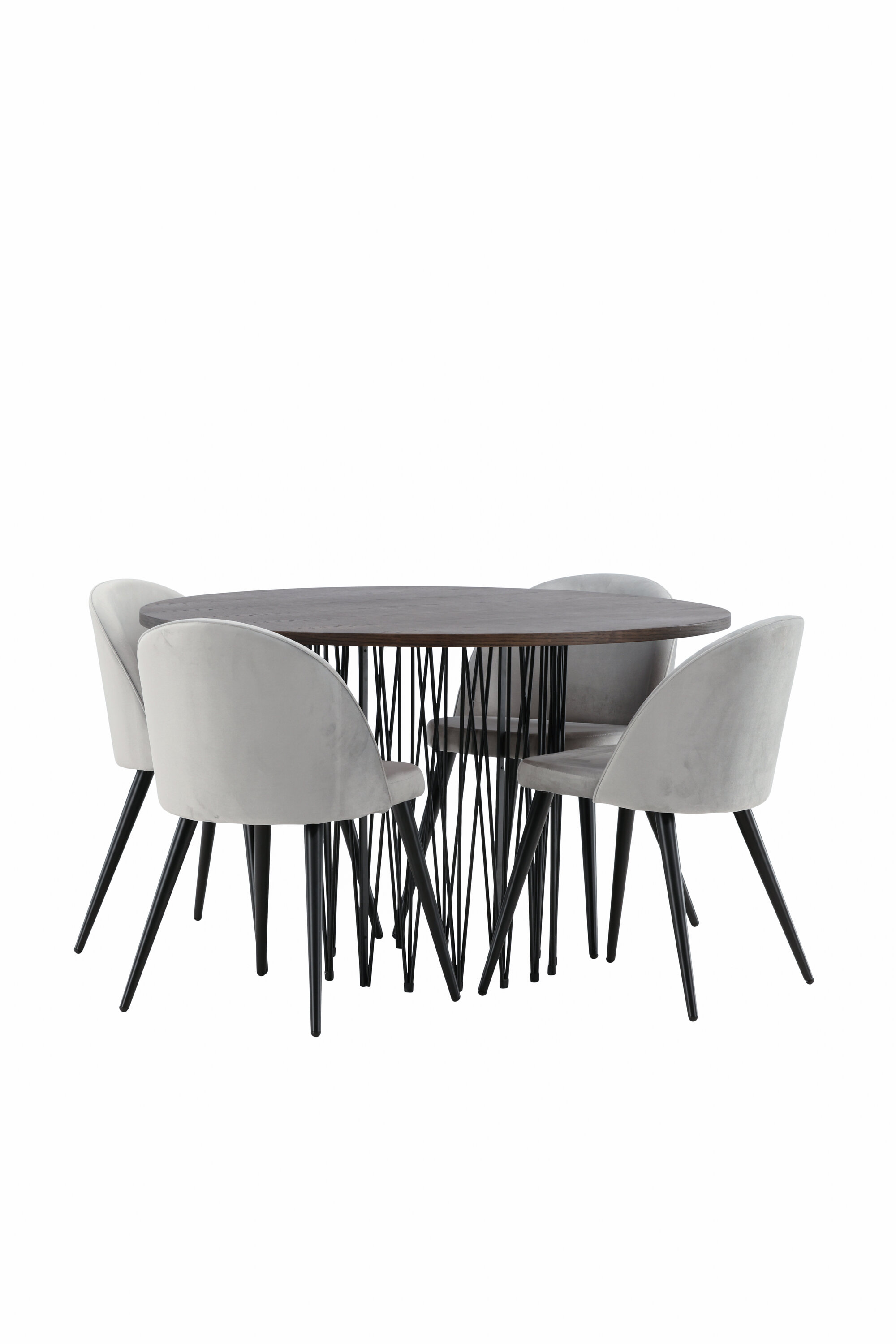 deLOHN Stone round, Velvet Kör alakú étkezőgarnitúra
