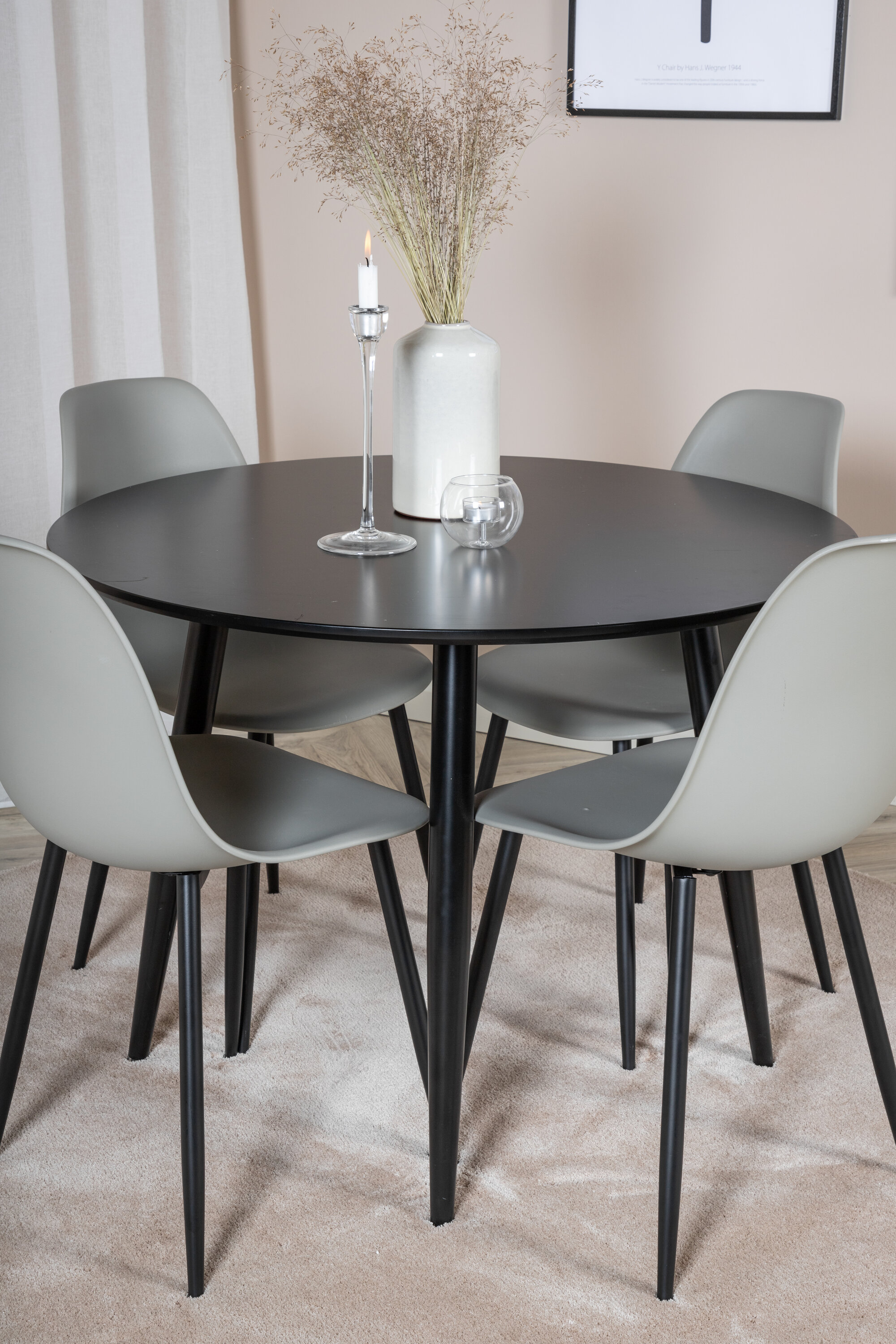 deLOHN Polar, Plaza Kör alakú étkezőgarnitúra