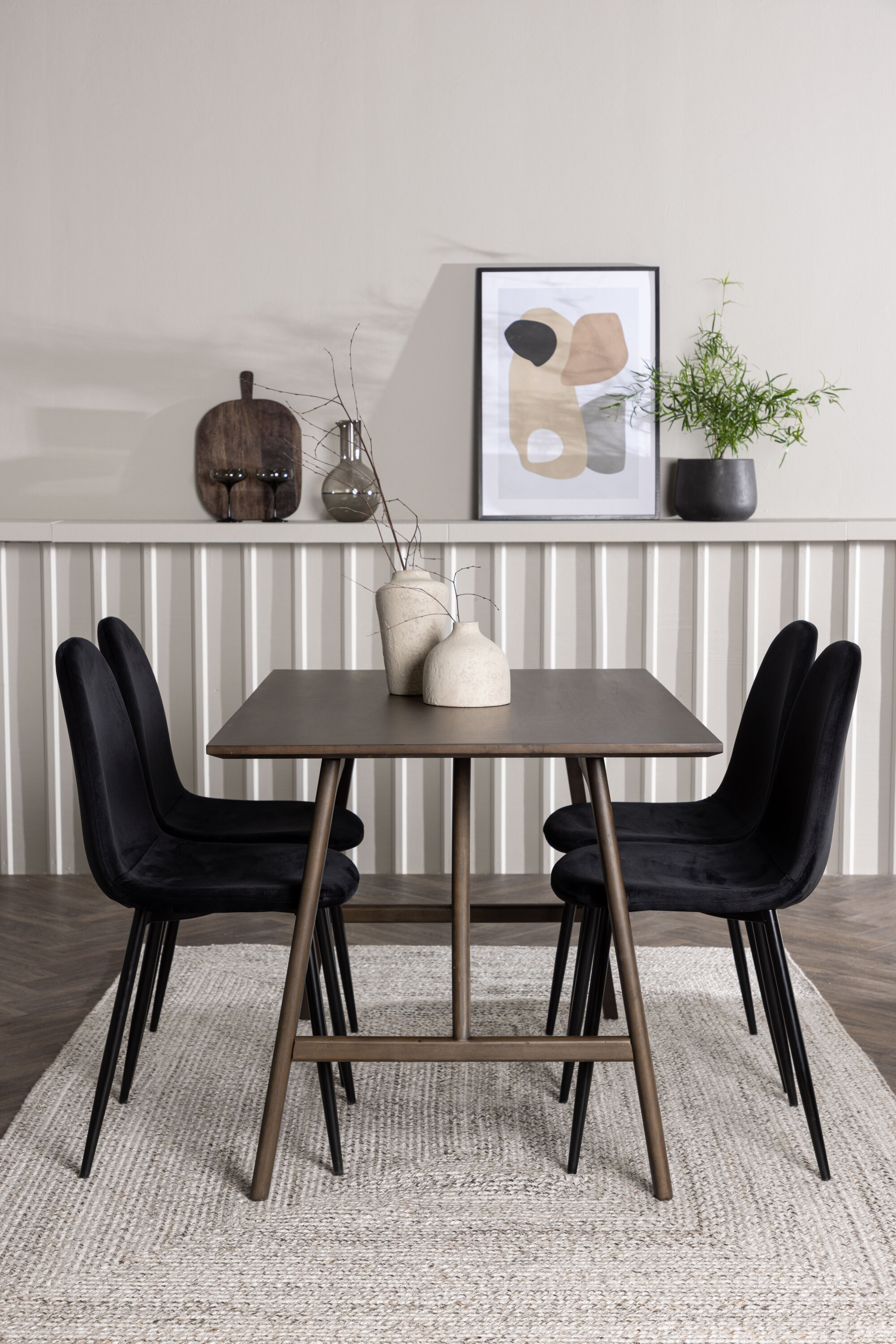 deLOHN Polar Téglalap alakú étkezőgarnitúra