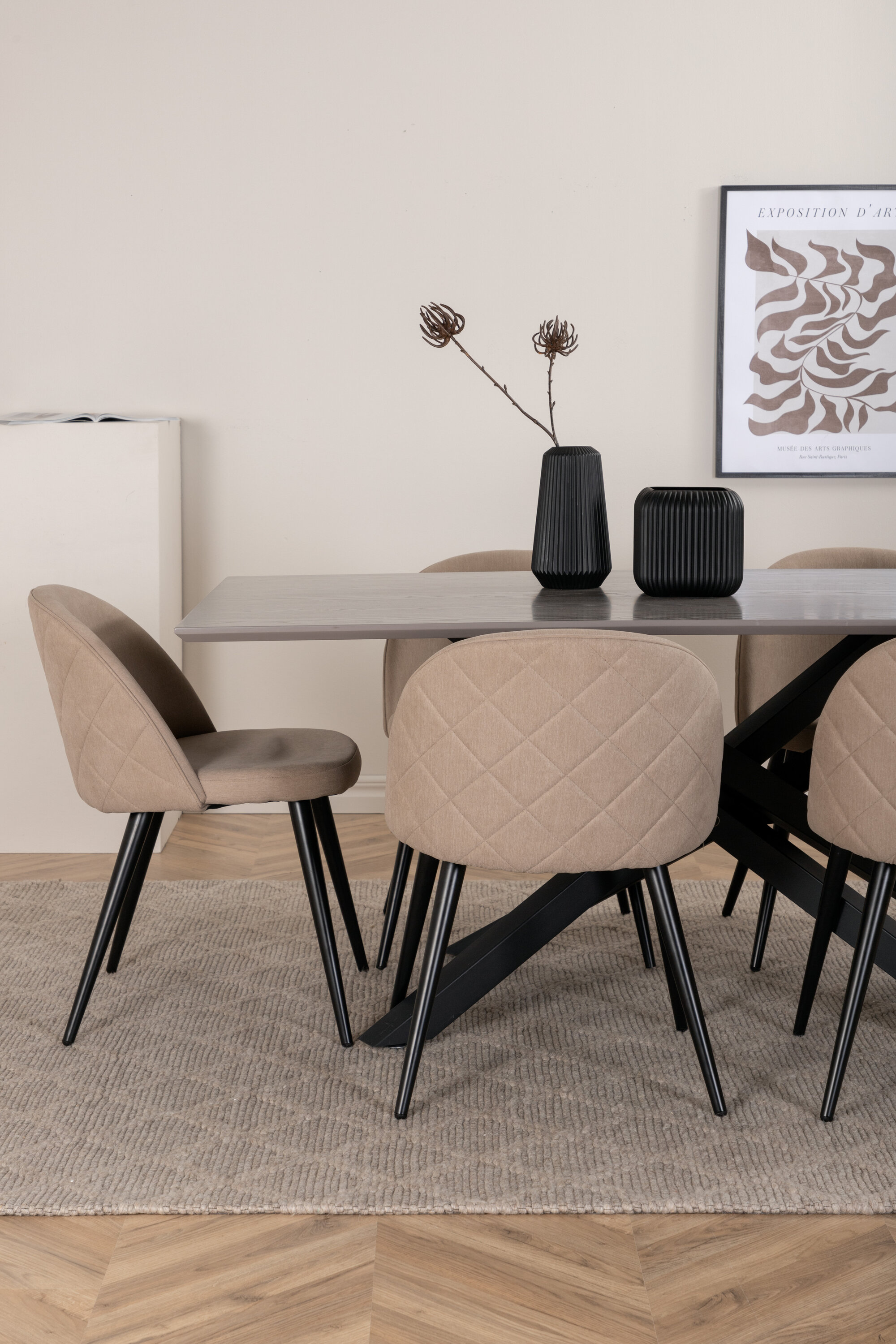 deLOHN Piazza, Velvet Téglalap alakú étkezőgarnitúra
