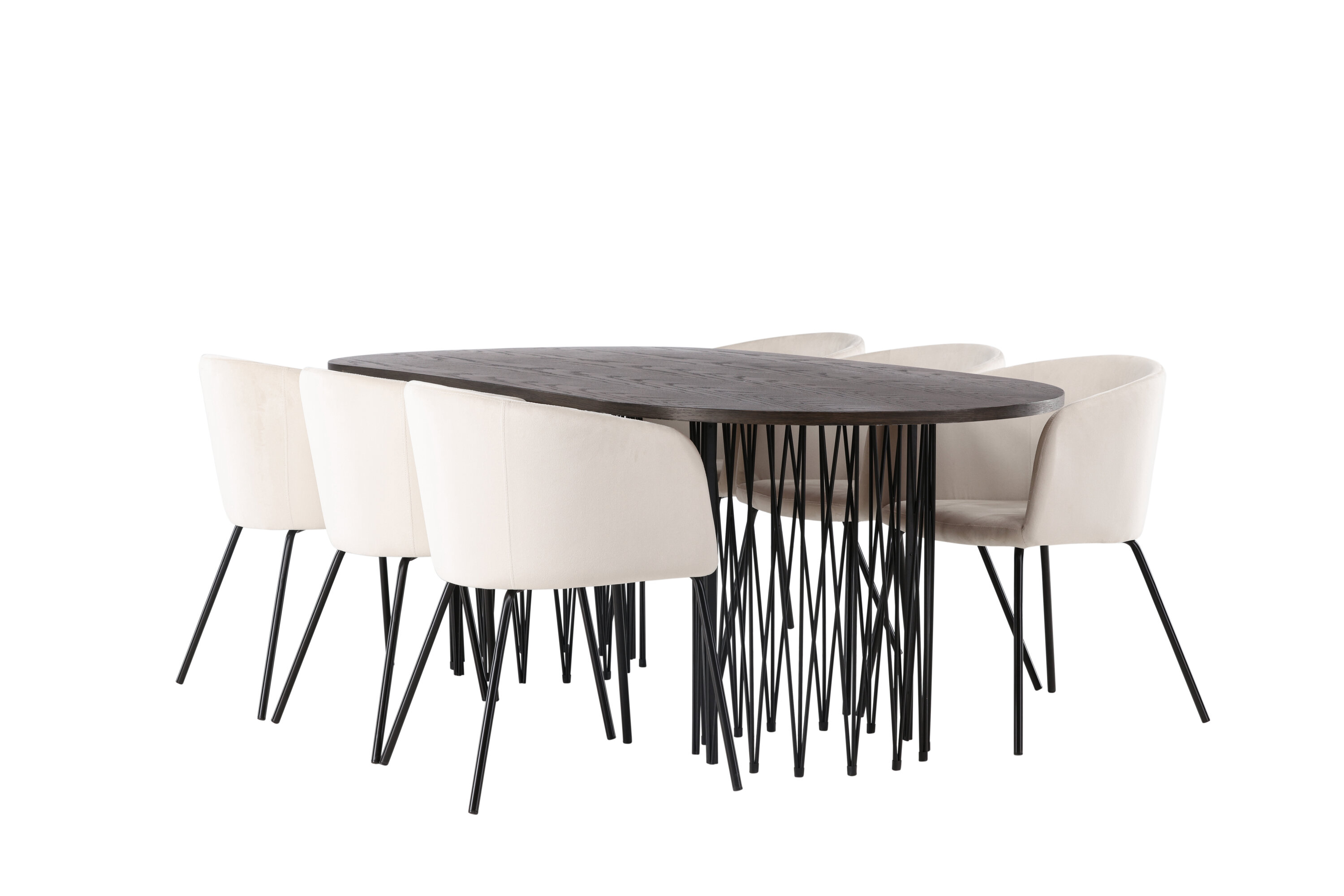 deLOHN Stone oval, Berit Téglalap alakú étkezőgarnitúra