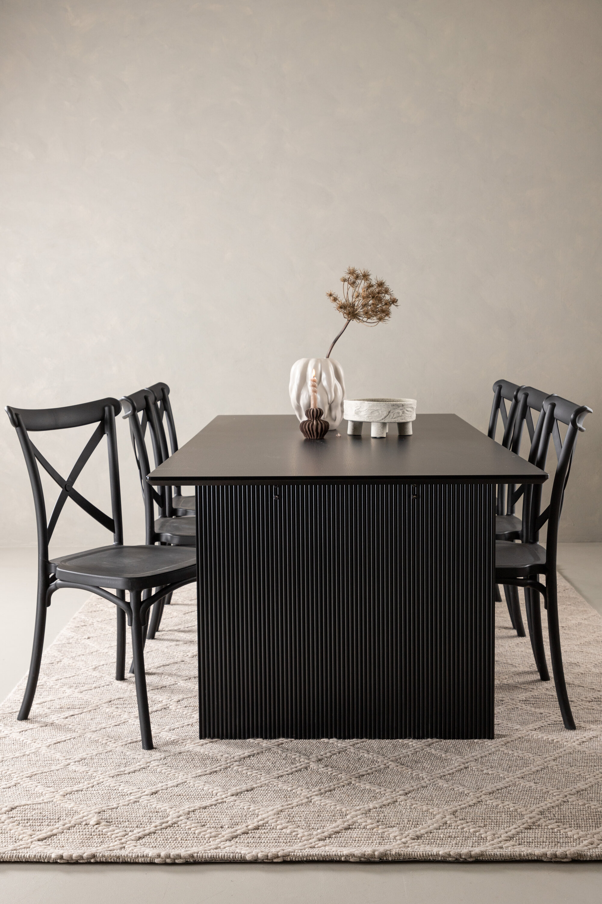 deLOHN Vail, Crosett Téglalap alakú étkezőgarnitúra