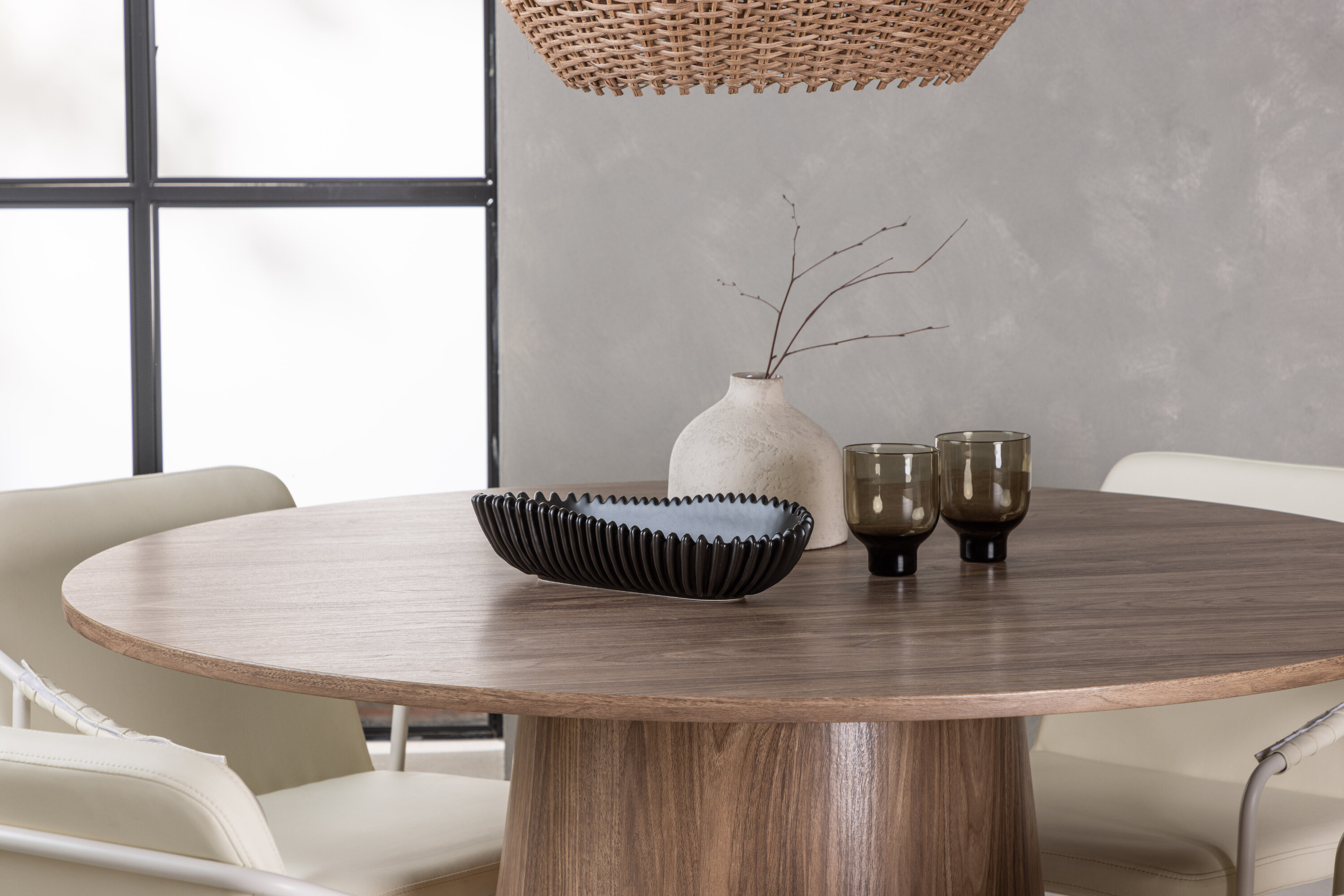 deLOHN Tvist Kör alakú étkezőgarnitúra