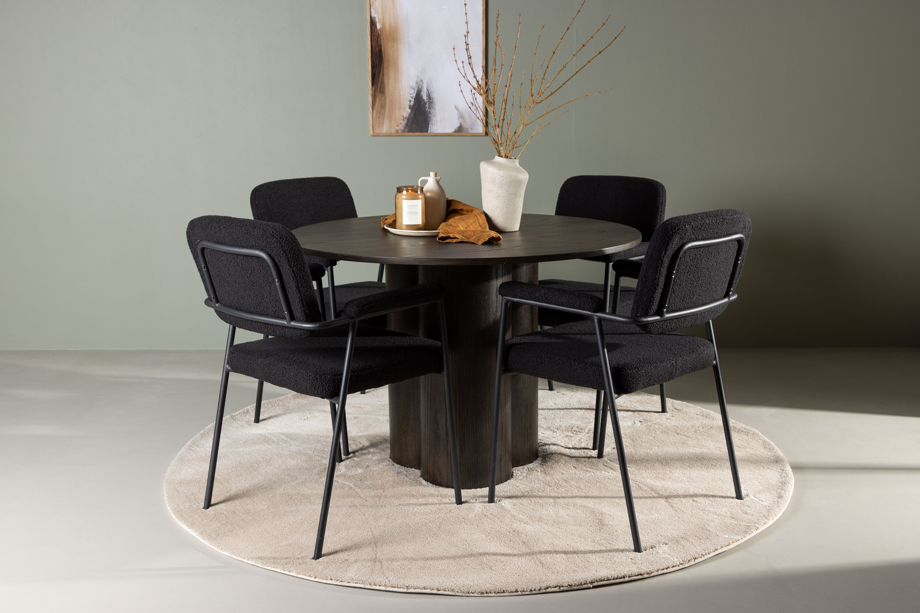 deLOHN Yesterday Kör alakú étkezőgarnitúra deLOHN Yesterday Kör alakú étkezőgarnitúra