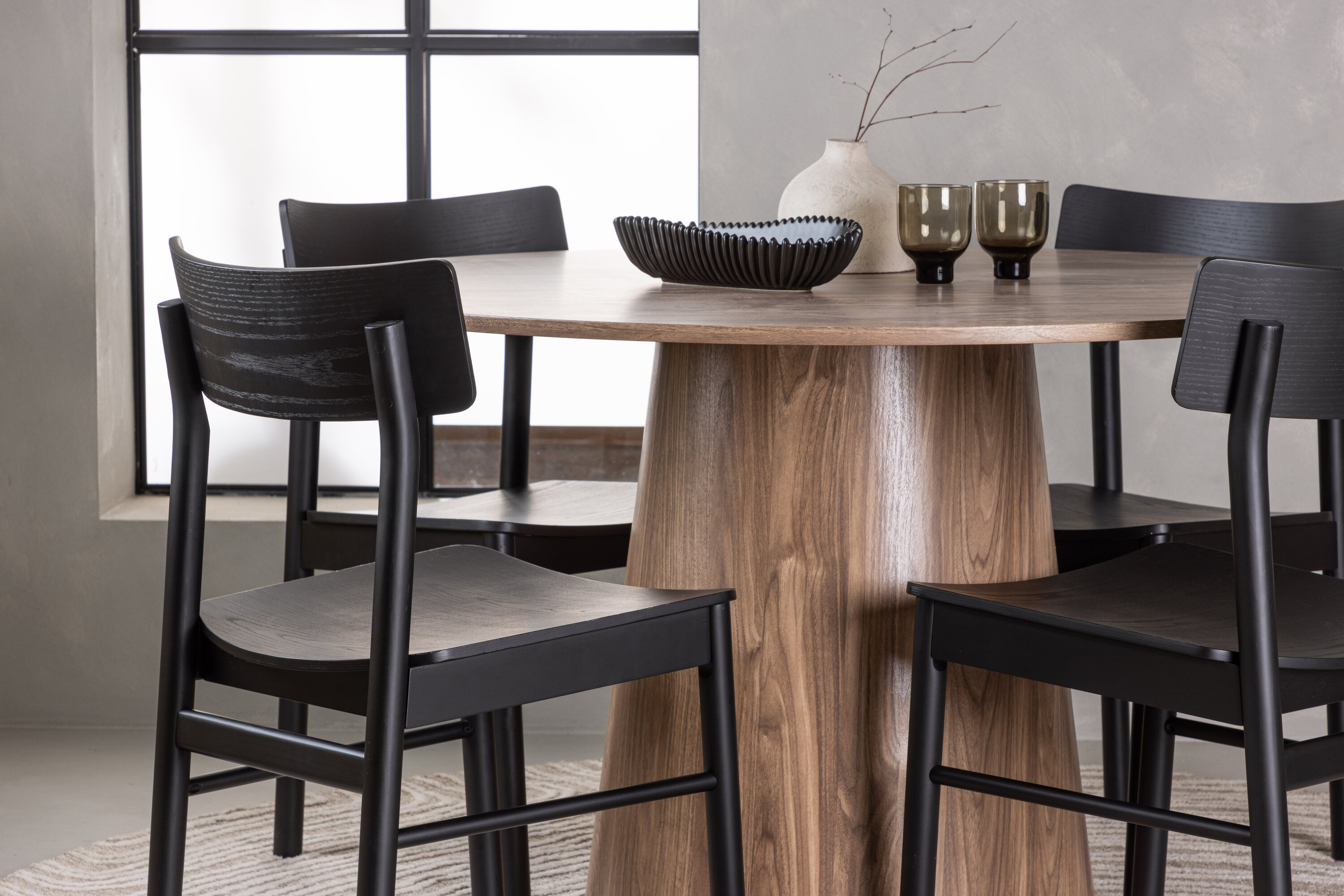 deLOHN Montros Kör alakú étkezőgarnitúra