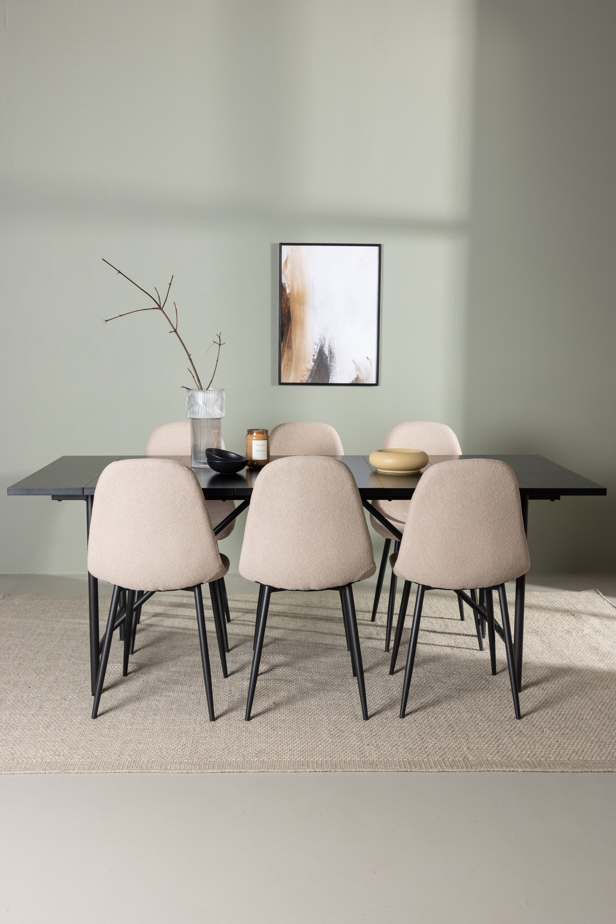 deLOHN Polar Téglalap alakú étkezőgarnitúra