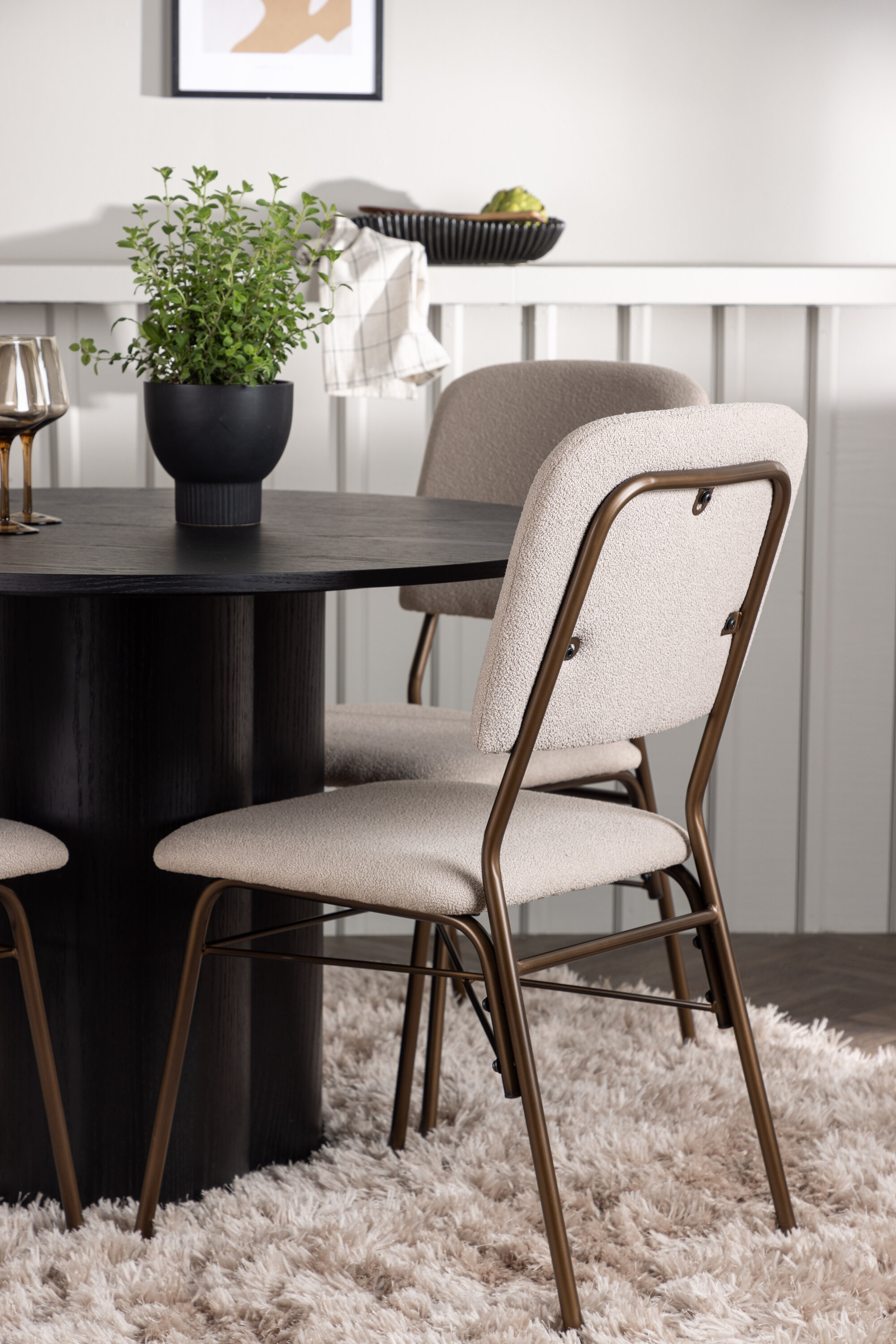 deLOHN Seda Kör alakú étkezőgarnitúra