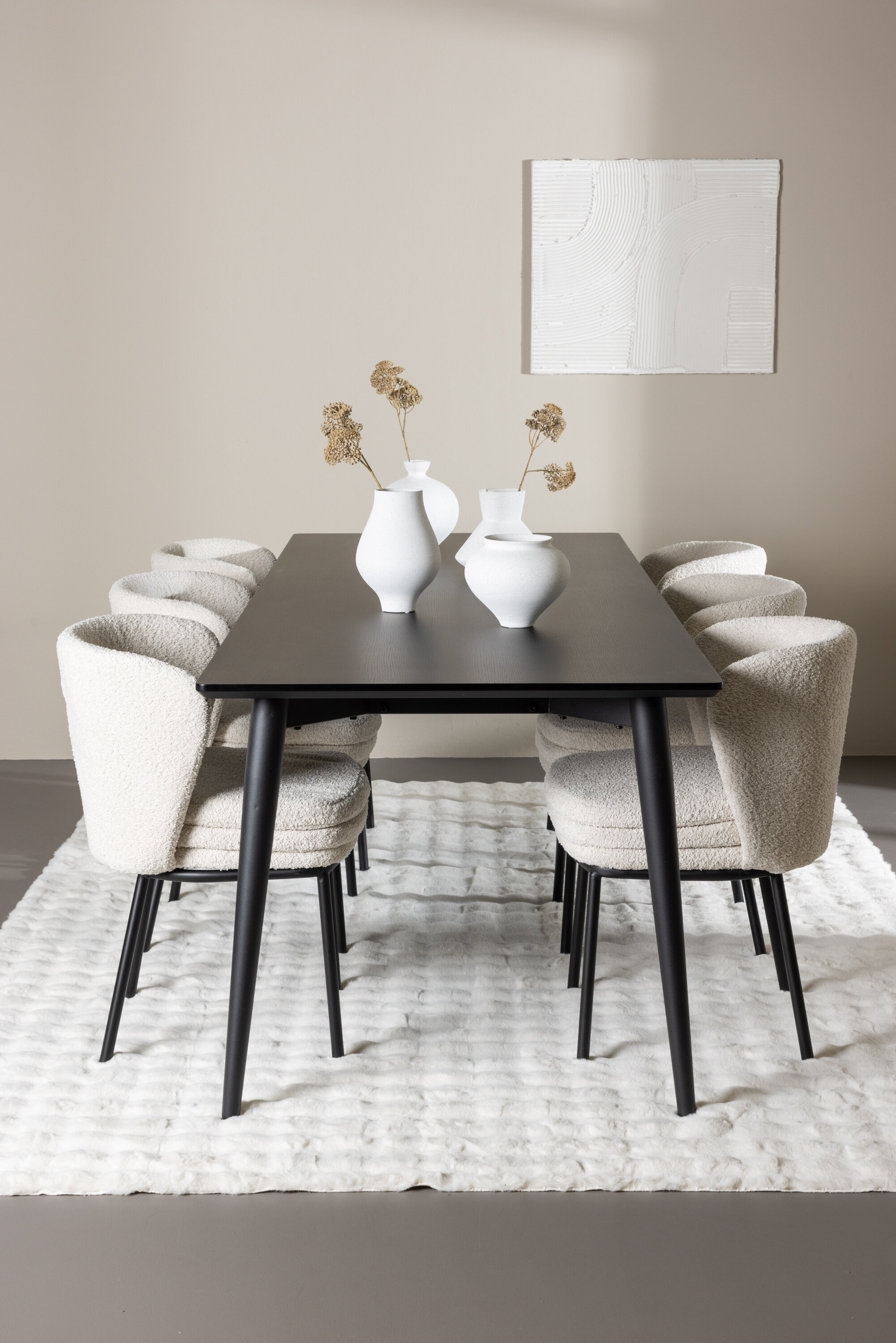 deLOHN Ellis, Agnes Téglalap alakú étkezőgarnitúra