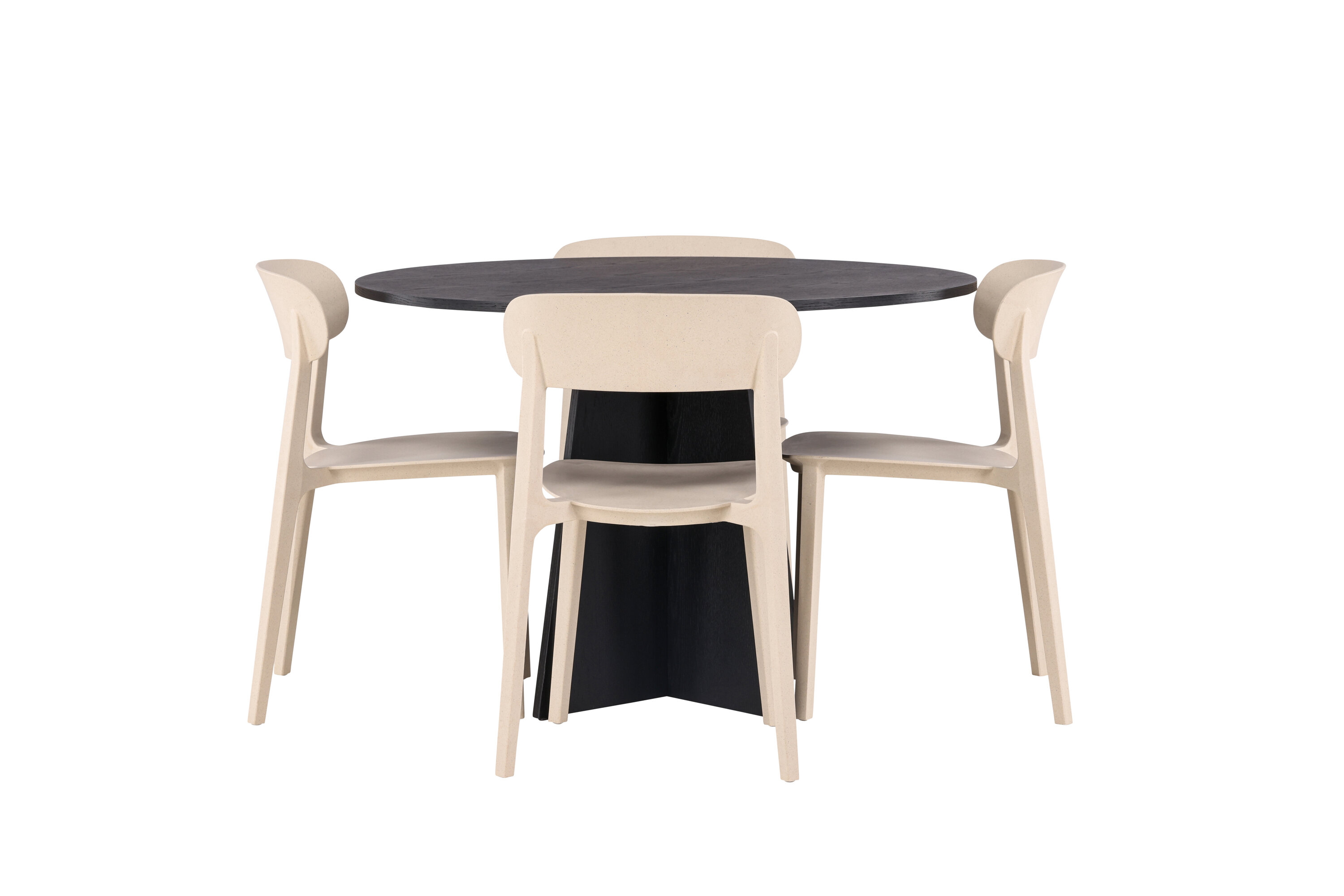 deLOHN Bootcut Oval, Åstol Kör alakú étkezőgarnitúra