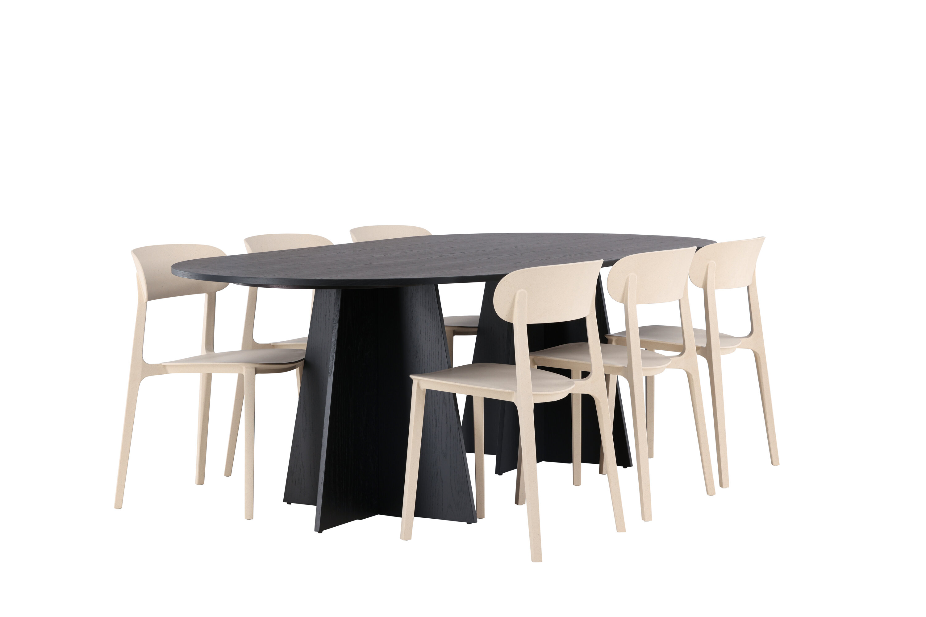 deLOHN Bootcut Oval, Åstol Ovális étkezőgarnitúra