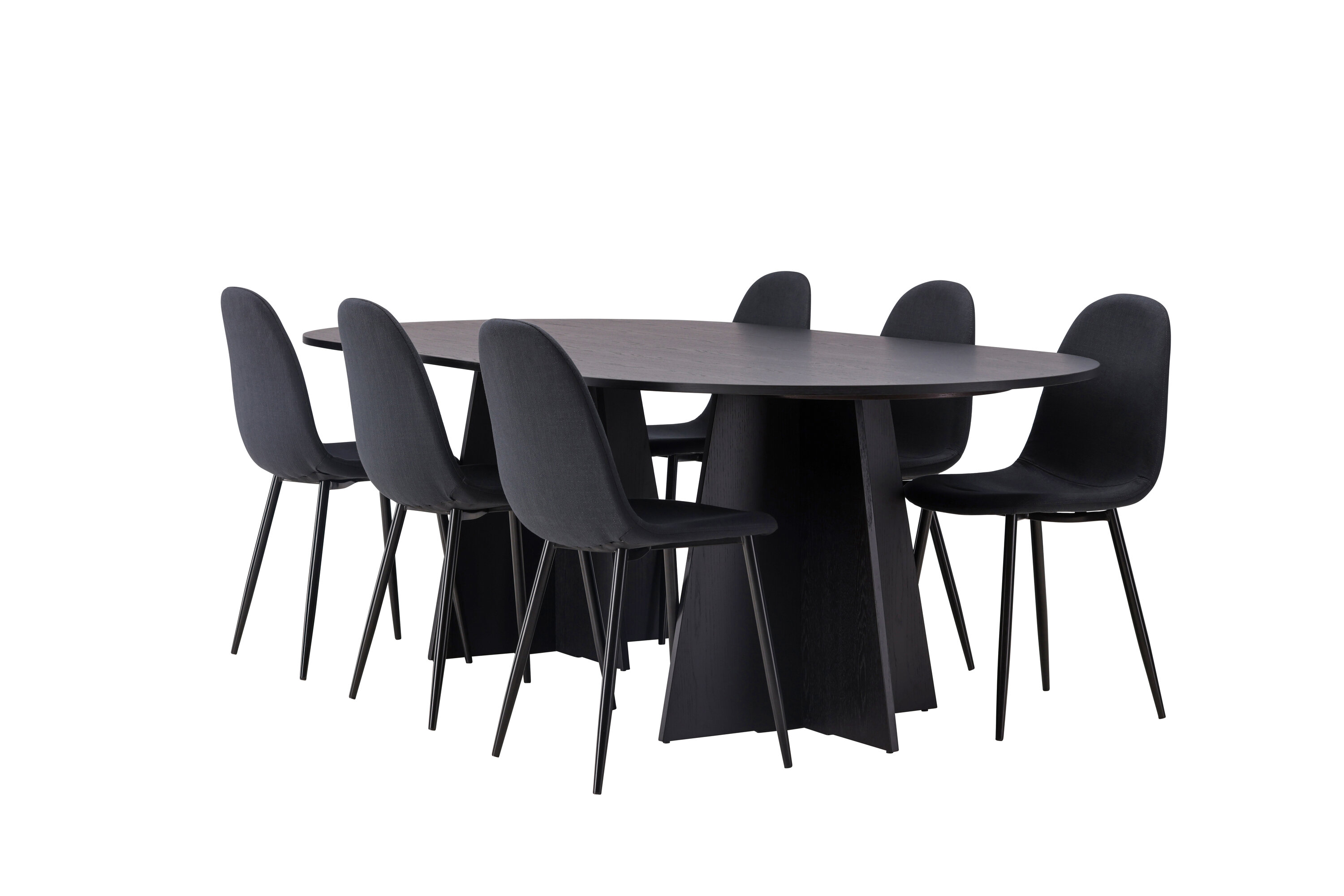 deLOHN Bootcut Oval, Polar Téglalap alakú étkezőgarnitúra