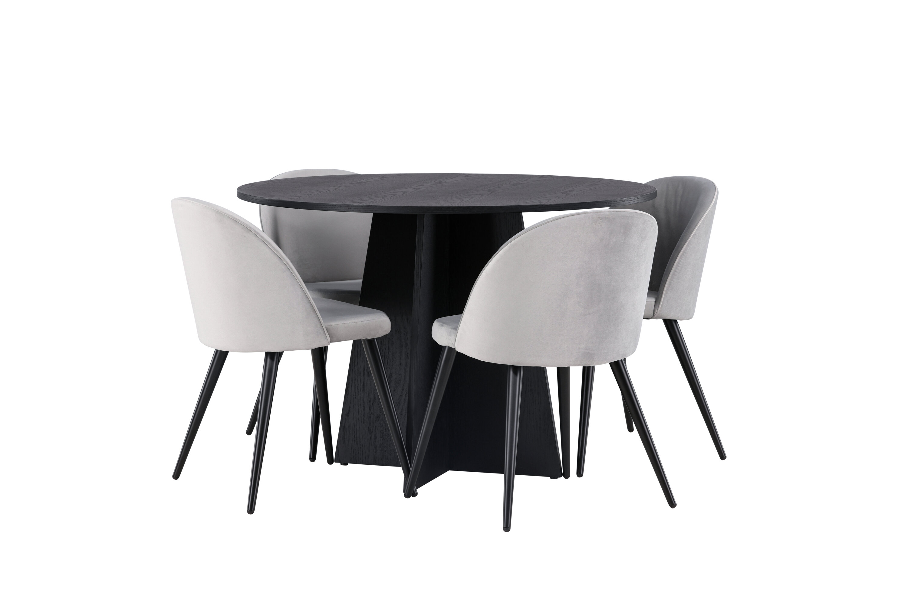 deLOHN Bootcut Round, Velvet Kör alakú étkezőgarnitúra