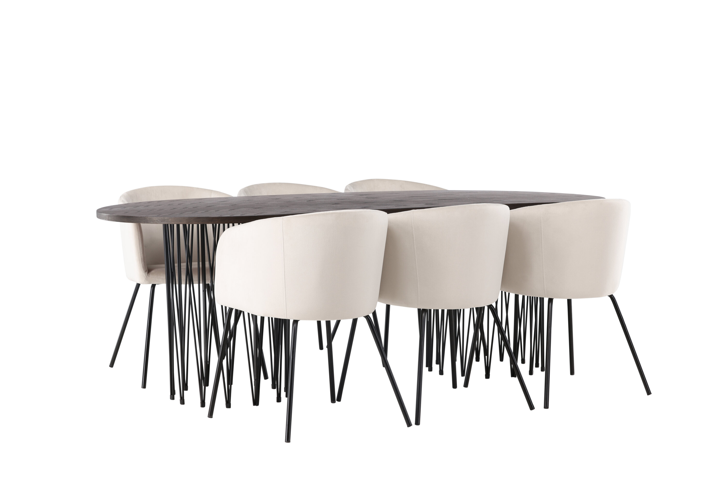 deLOHN Stone oval, Berit Téglalap alakú étkezőgarnitúra