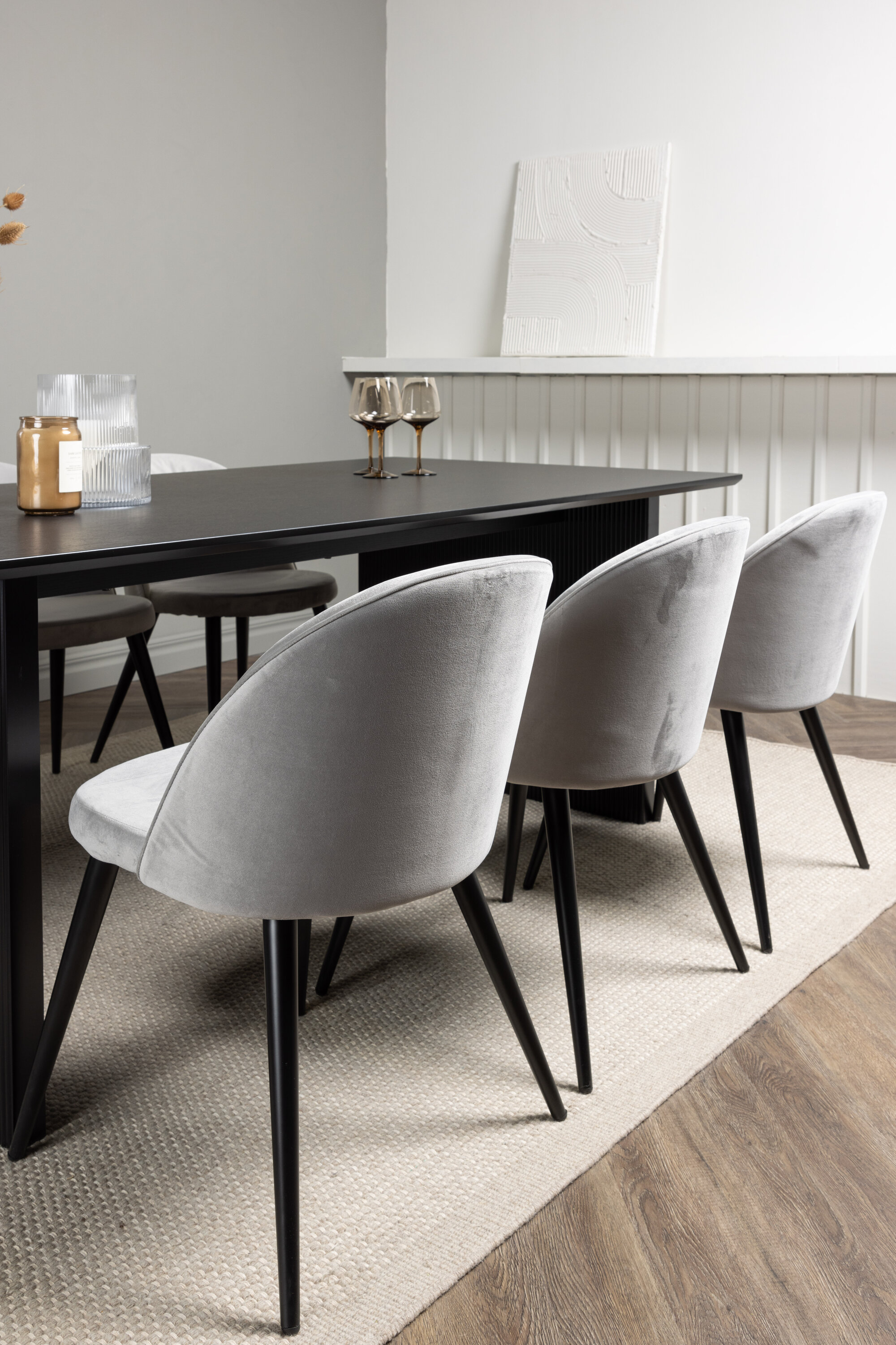 deLOHN Vail, Velvet Téglalap alakú étkezőgarnitúra