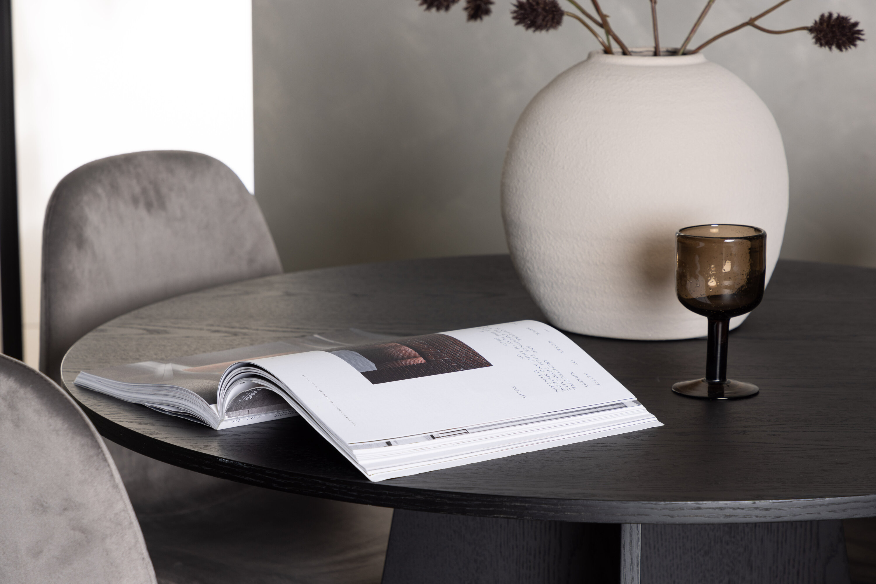 deLOHN Eva Kör alakú étkezőgarnitúra