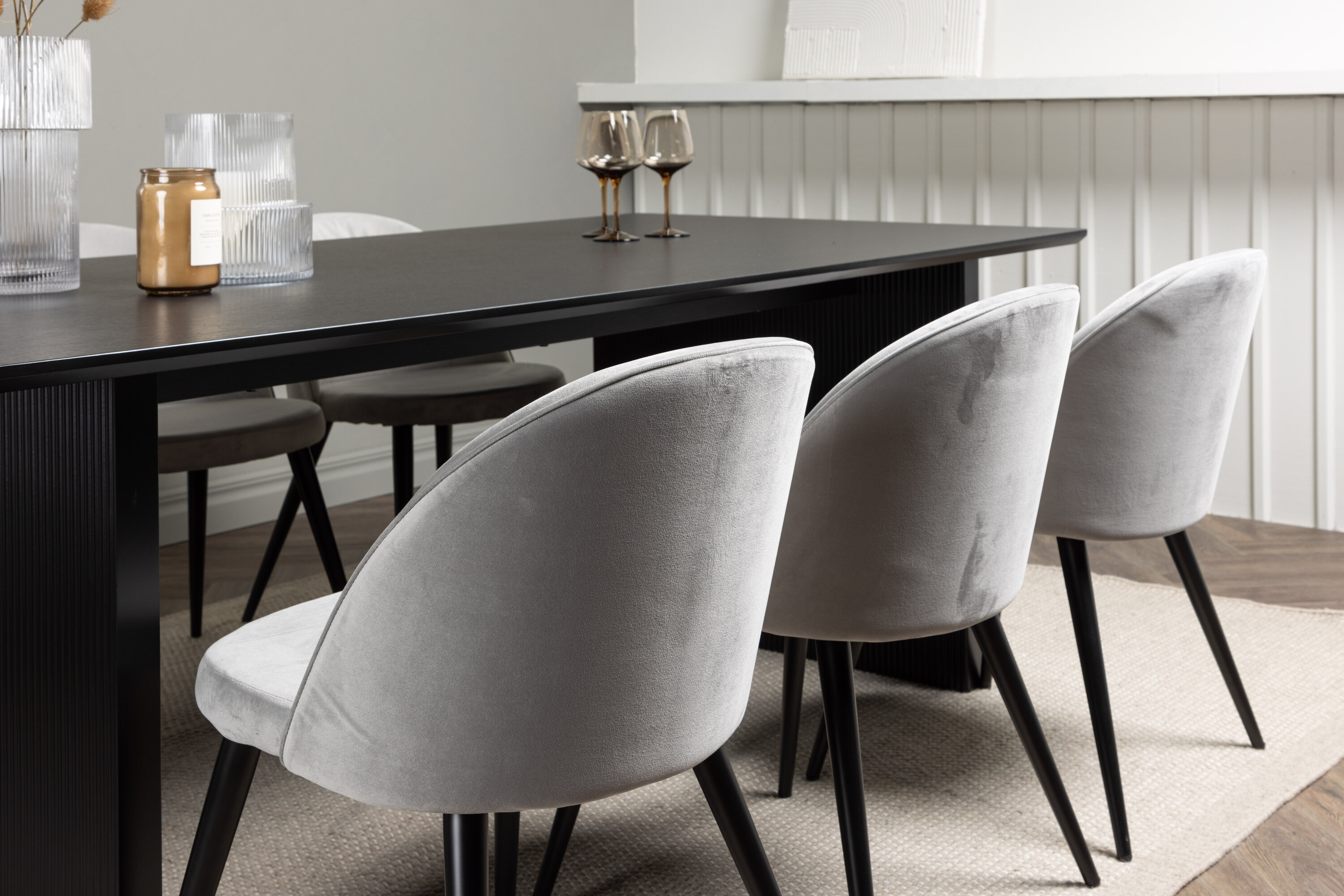 deLOHN Vail, Velvet Téglalap alakú étkezőgarnitúra