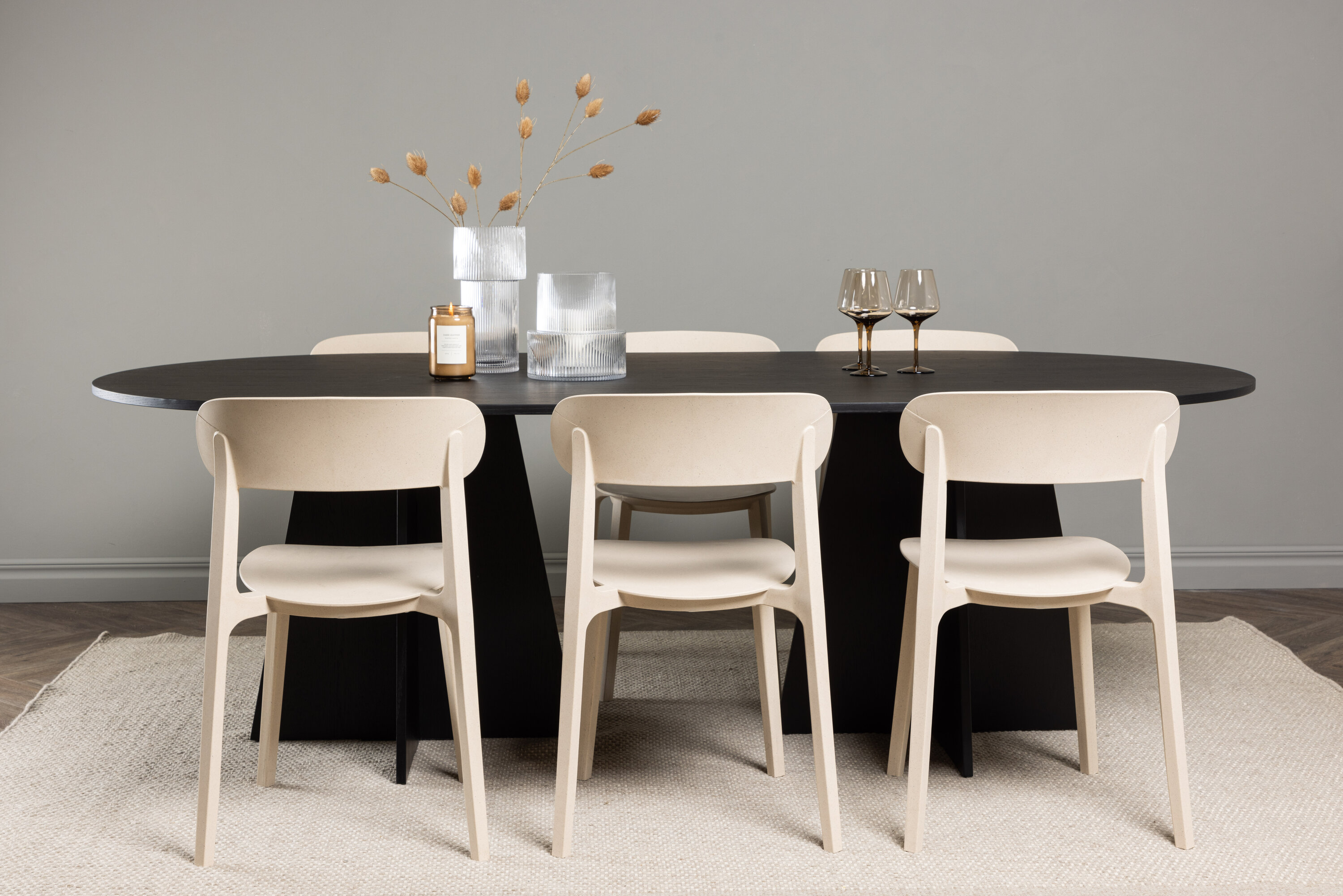 deLOHN Bootcut Oval, Åstol Ovális étkezőgarnitúra