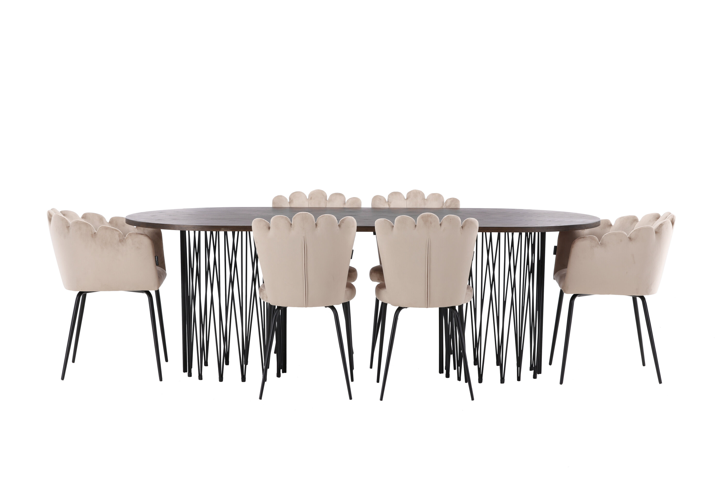 deLOHN Stone oval, Limhamn Ovális étkezőgarnitúra