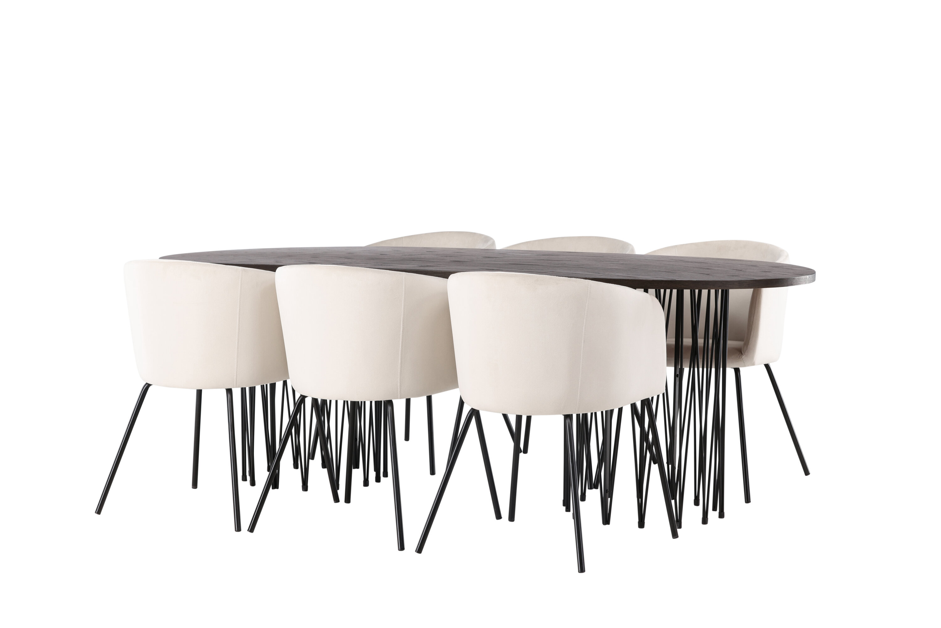 deLOHN Stone oval, Berit Téglalap alakú étkezőgarnitúra