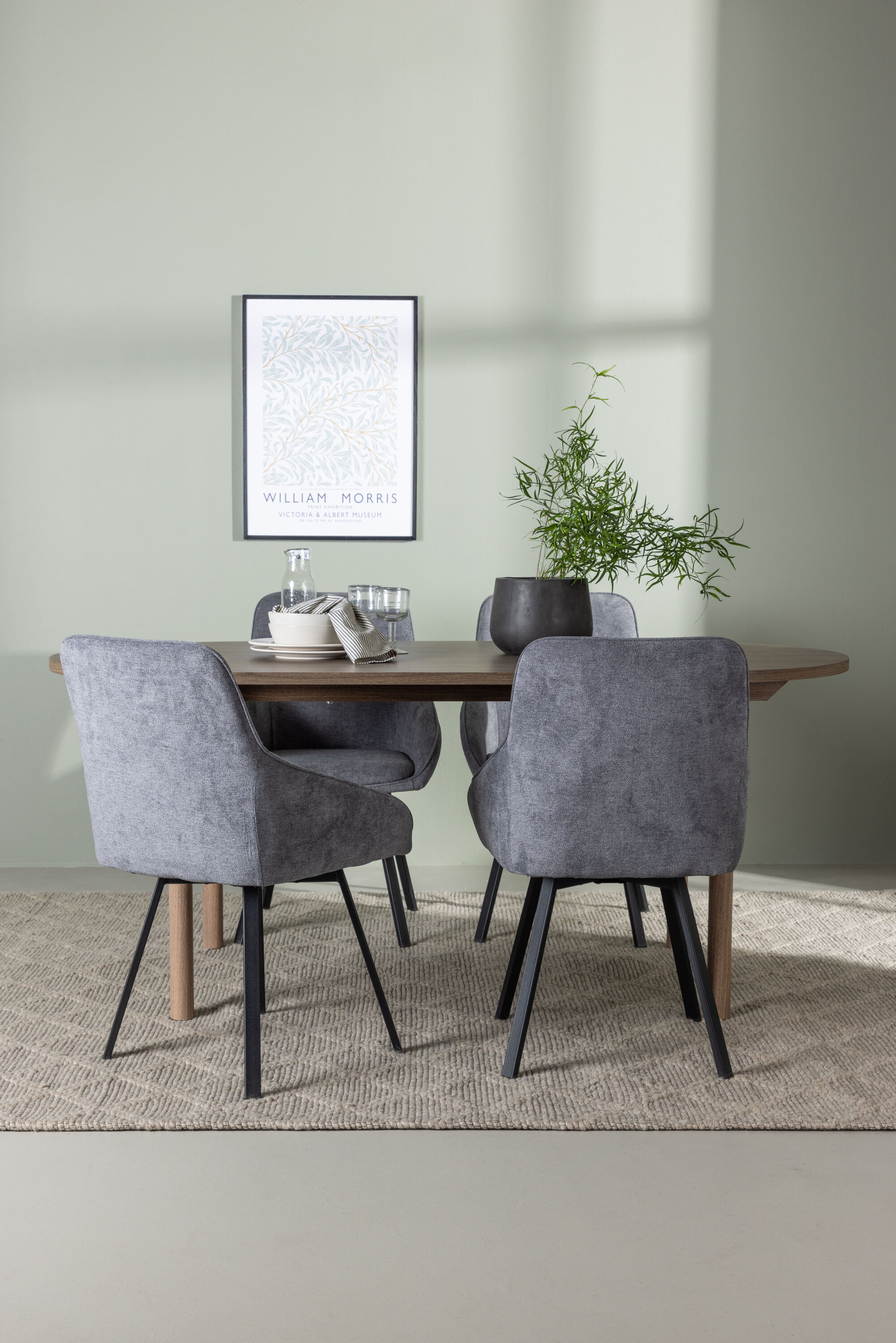 deLOHN Rosie Ovális étkezőgarnitúra deLOHN Rosie Ovális étkezőgarnitúra