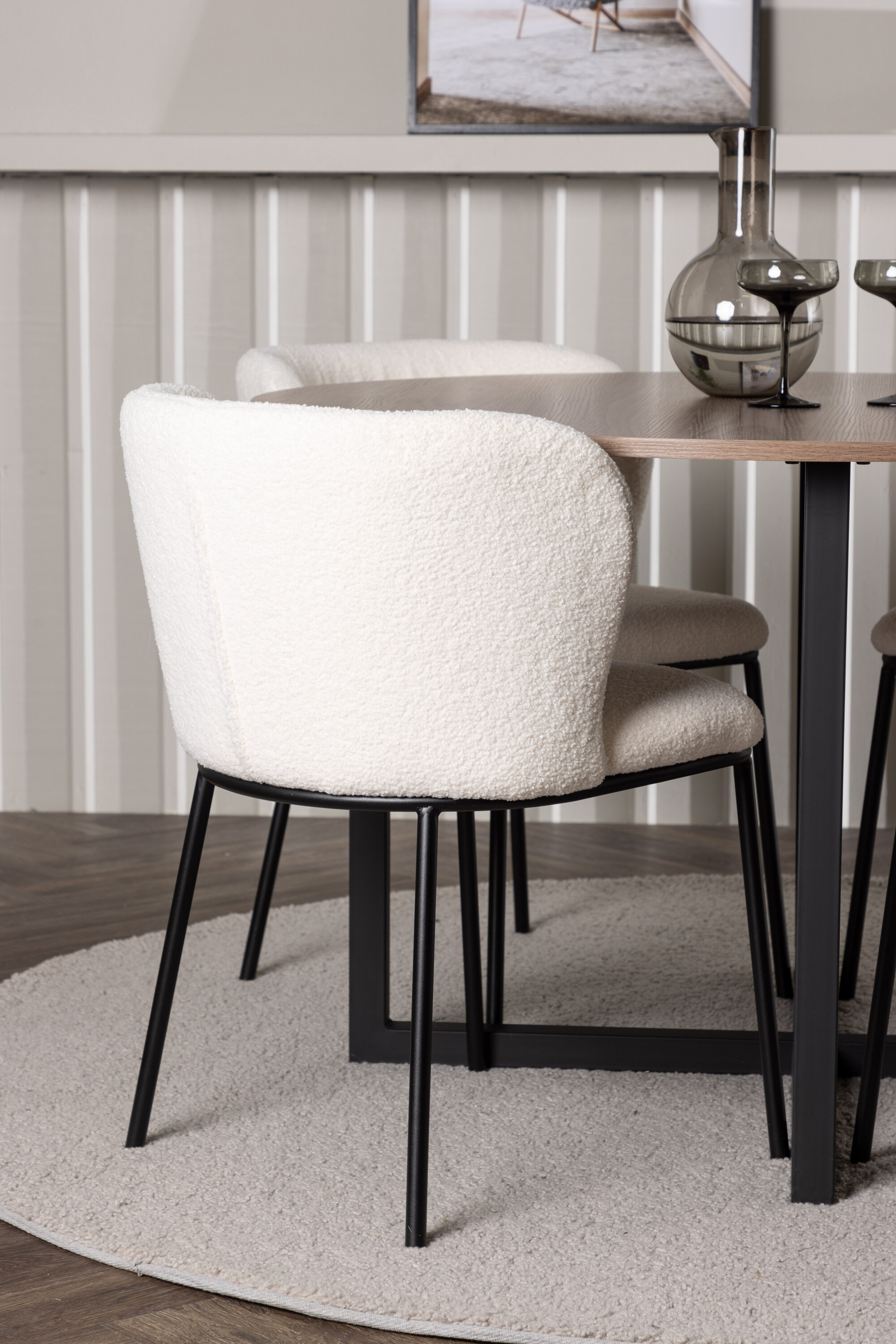 deLOHN Edina Kör alakú étkezőgarnitúra