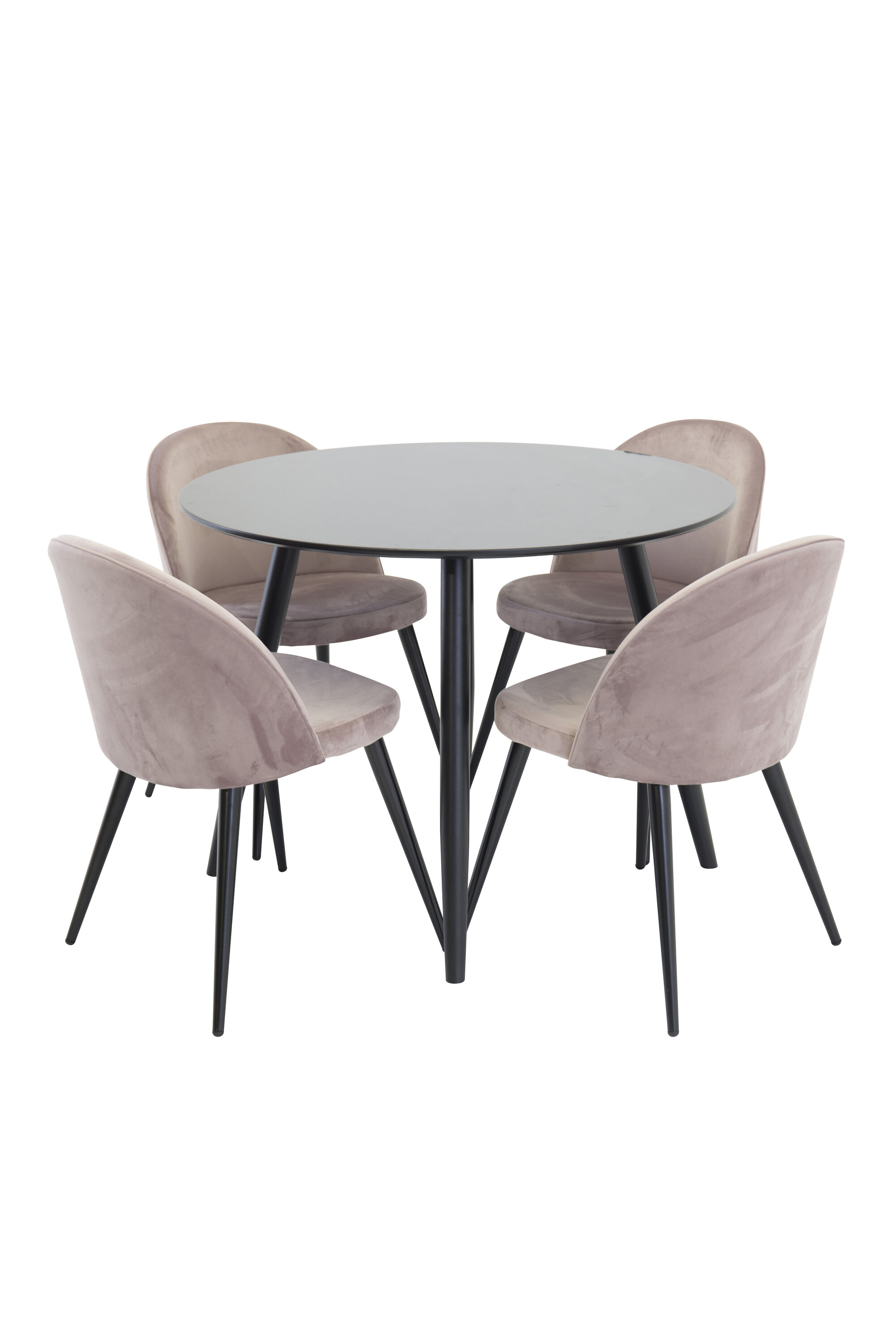 deLOHN Velvet, Plaza Kör alakú étkezőgarnitúra