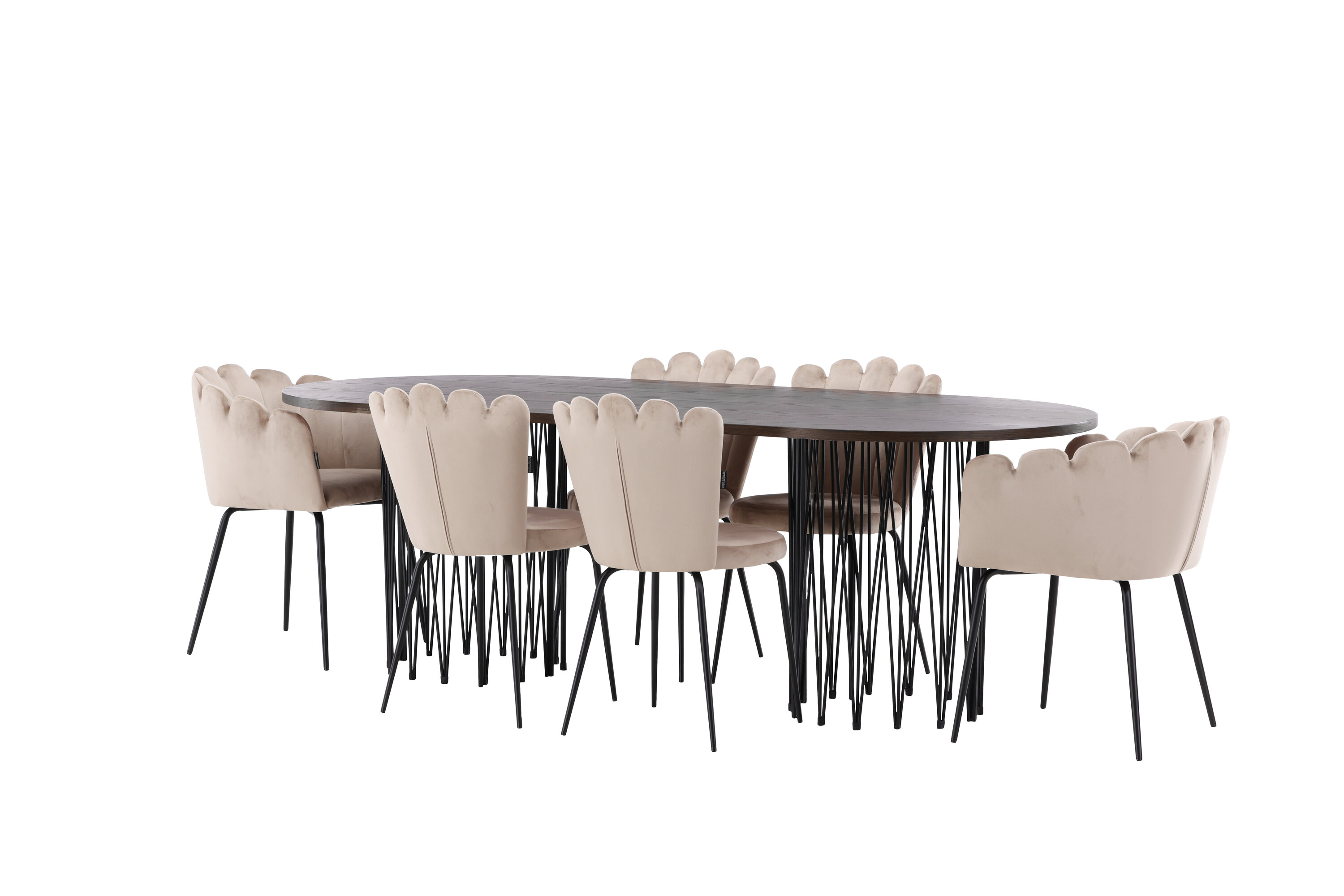 deLOHN Stone oval, Limhamn Ovális étkezőgarnitúra