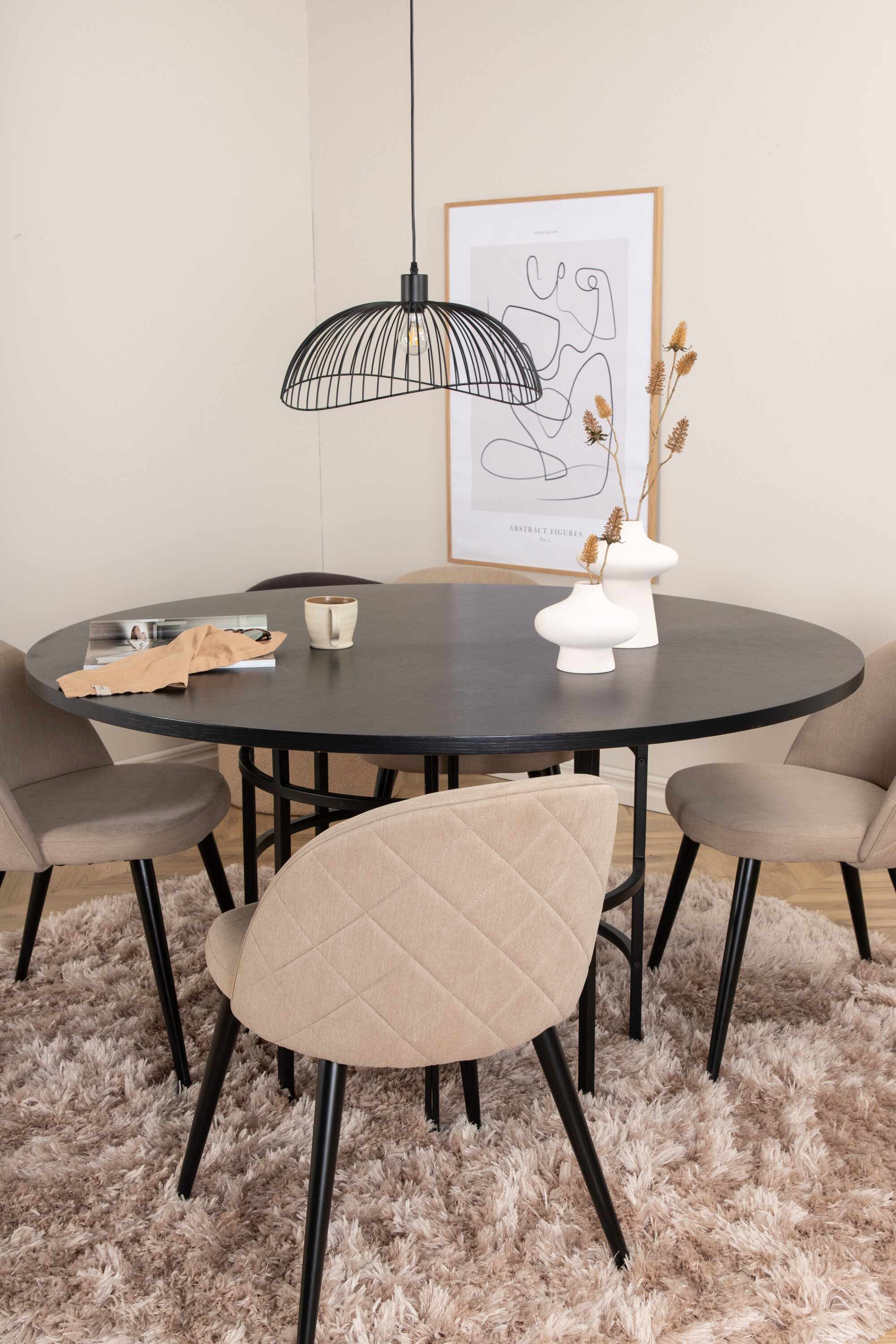 deLOHN Copenhagen, Velvet Kör alakú étkezőgarnitúra deLOHN Copenhagen, Velvet Kör alakú étkezőgarnitúra