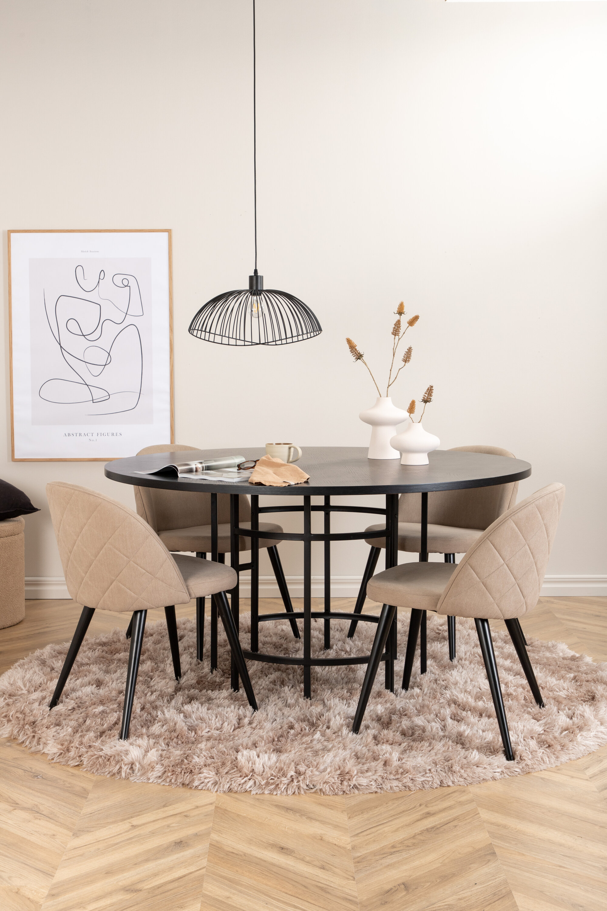 deLOHN Copenhagen, Velvet Kör alakú étkezőgarnitúra deLOHN Copenhagen, Velvet Kör alakú étkezőgarnitúra