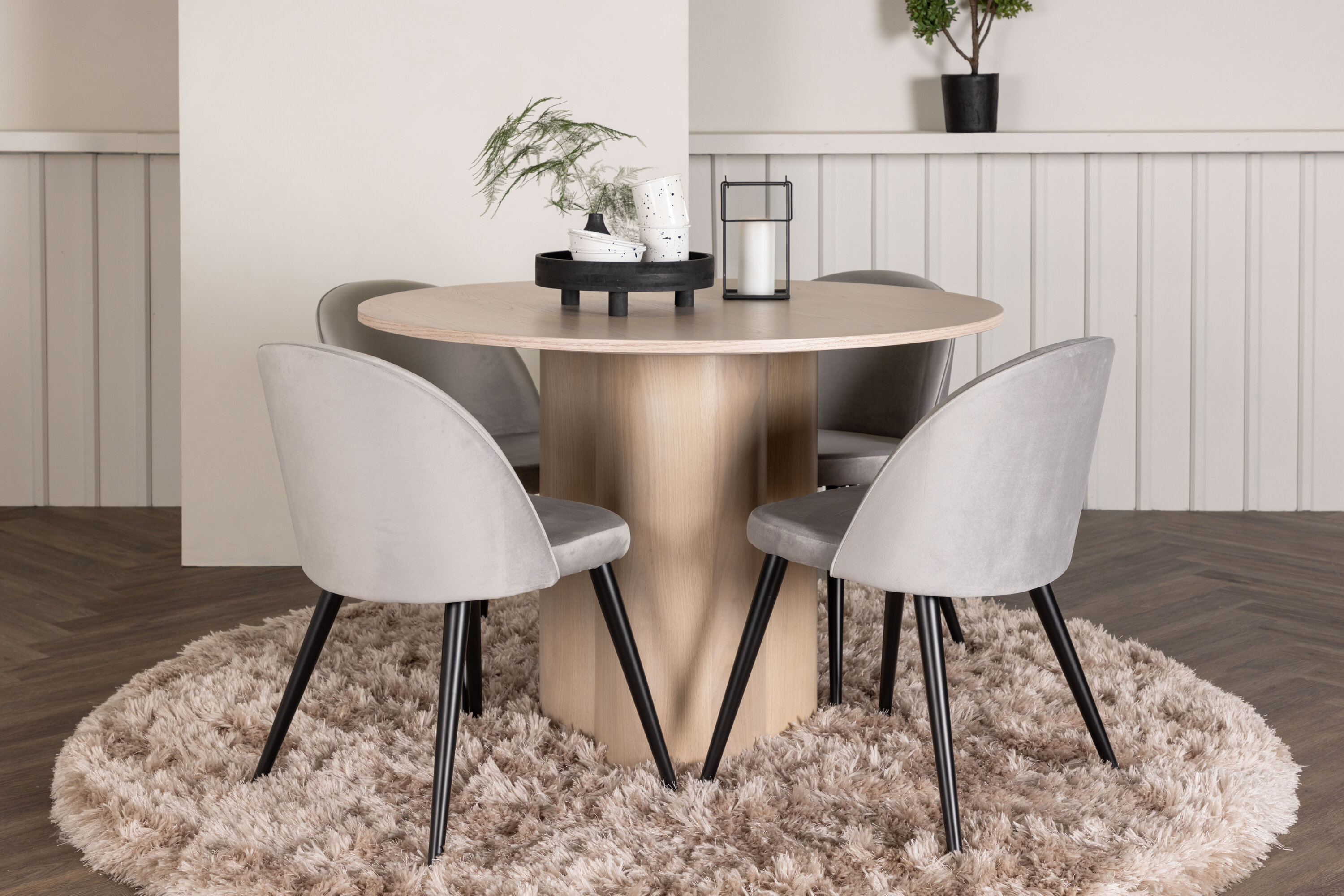 deLOHN Olivia, Velvet Kör alakú étkezőgarnitúra