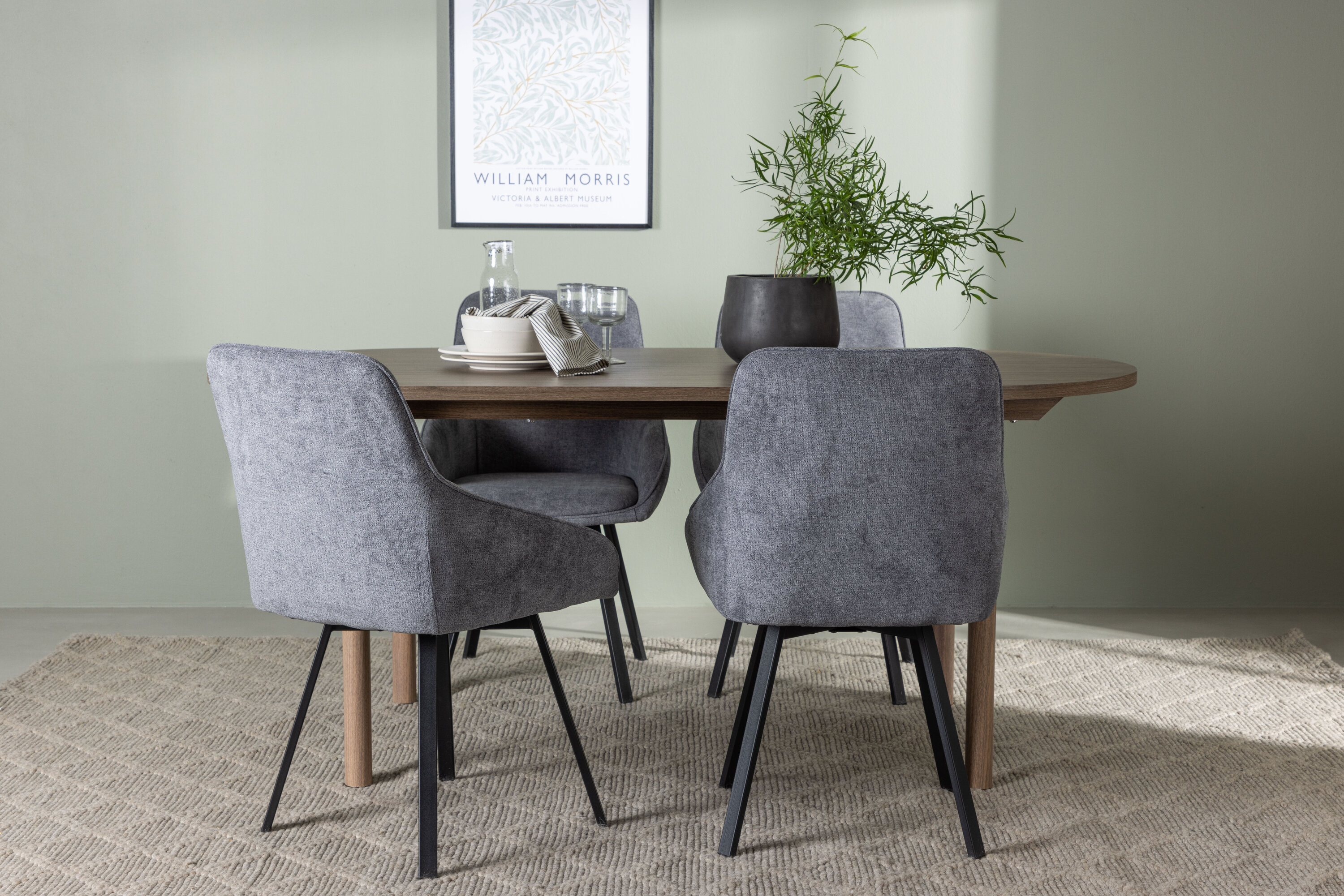 deLOHN Rosie Ovális étkezőgarnitúra deLOHN Rosie Ovális étkezőgarnitúra