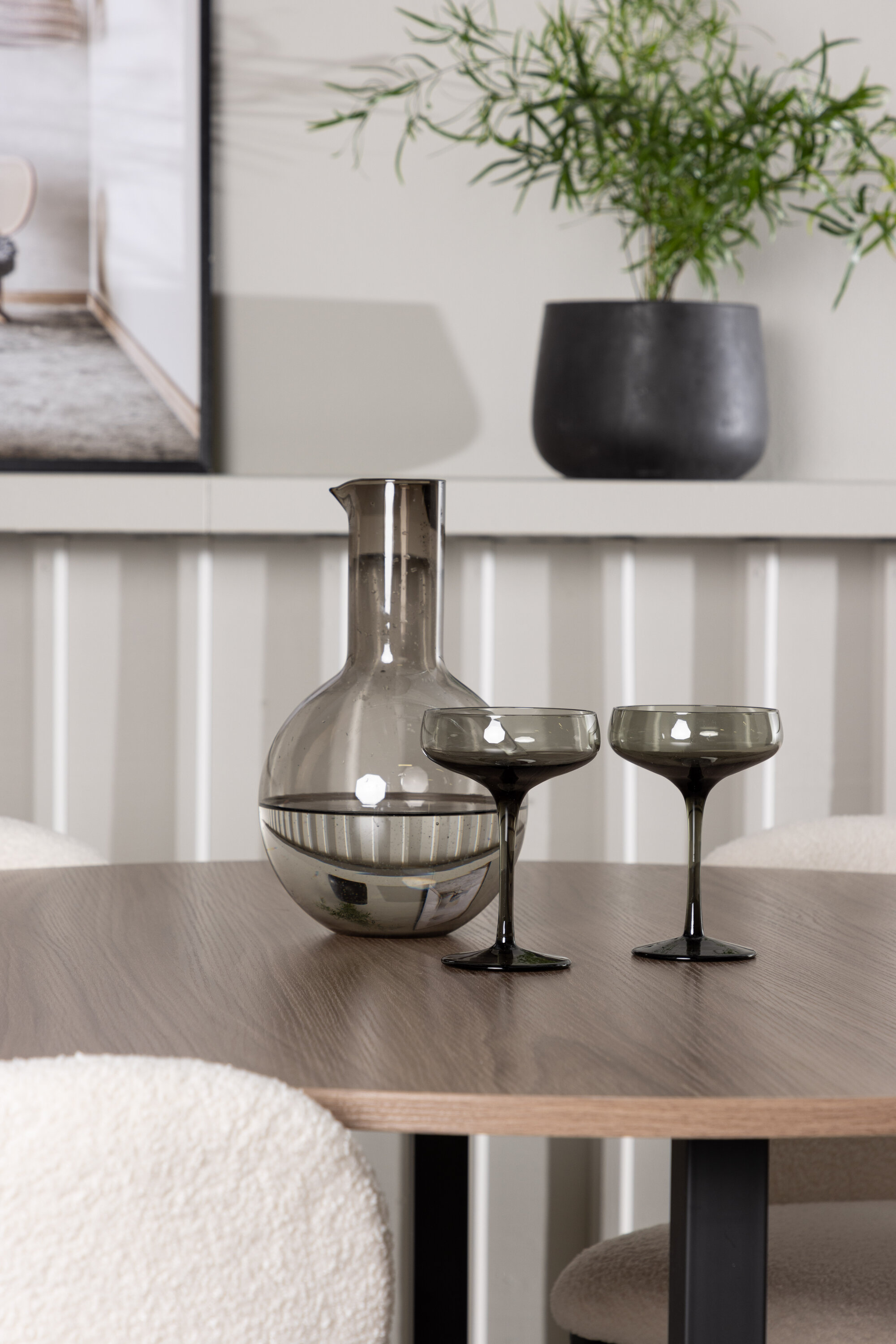 deLOHN Edina Kör alakú étkezőgarnitúra