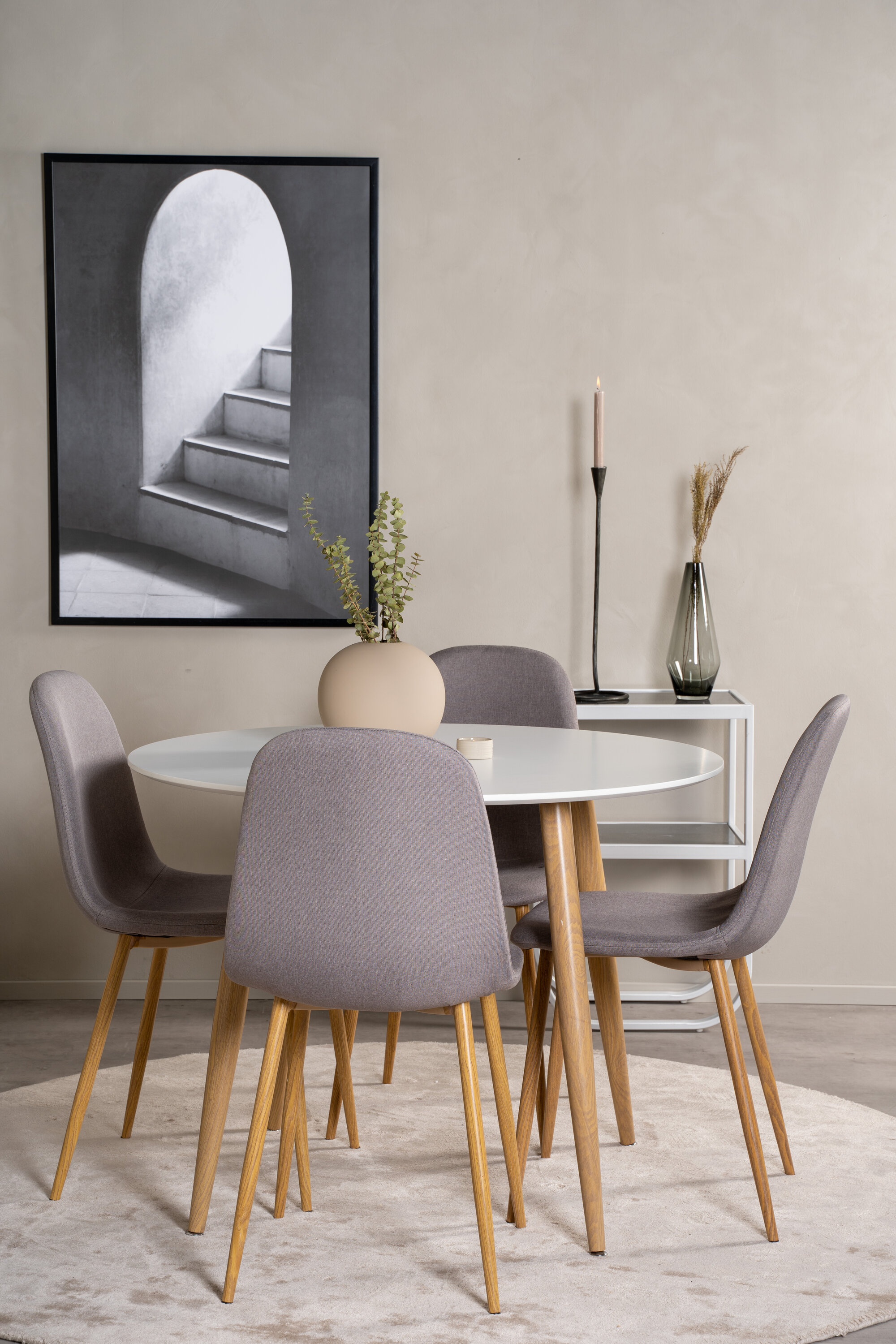 deLOHN Polar, Plaza Kör alakú étkezőgarnitúra