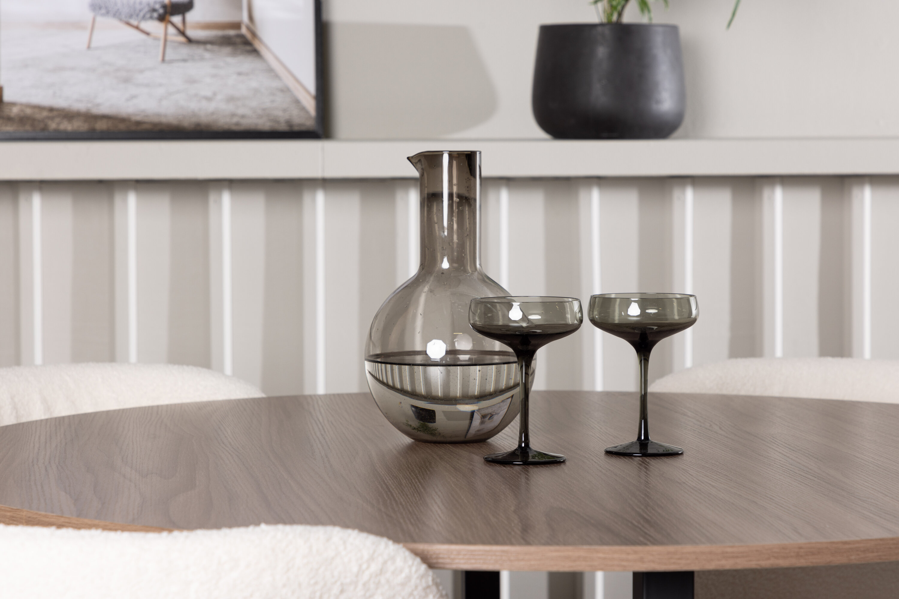 deLOHN Edina Kör alakú étkezőgarnitúra