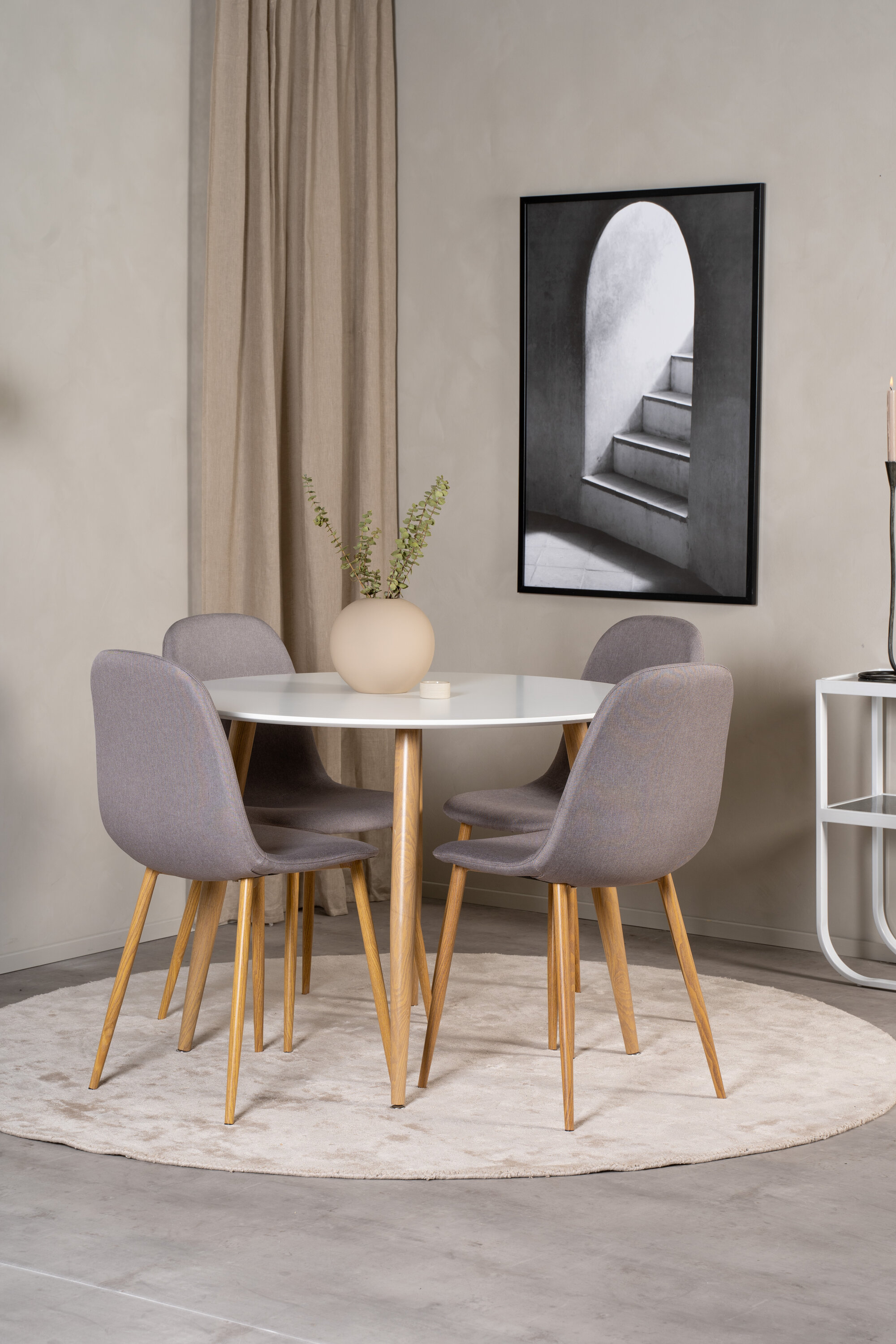 deLOHN Polar, Plaza Kör alakú étkezőgarnitúra