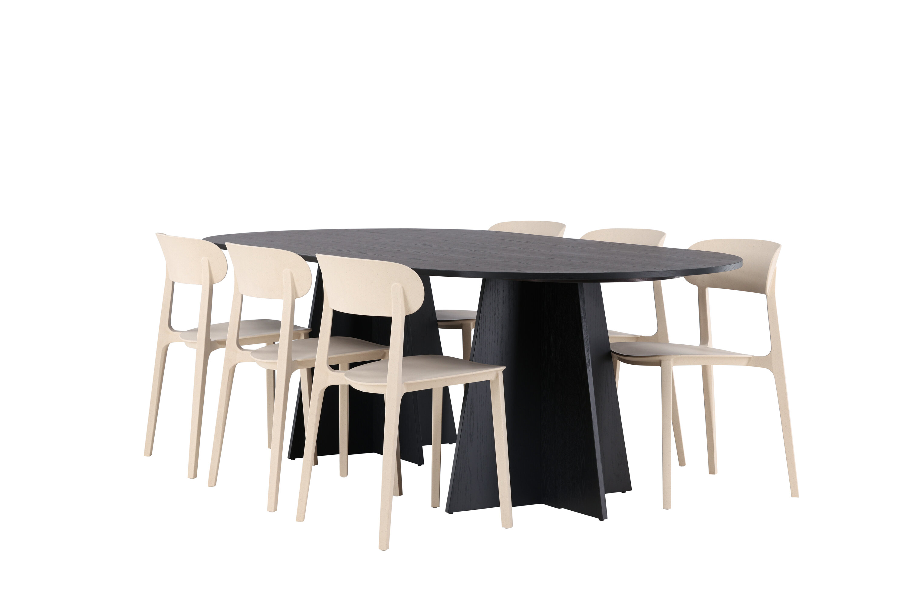 deLOHN Bootcut Oval, Åstol Ovális étkezőgarnitúra