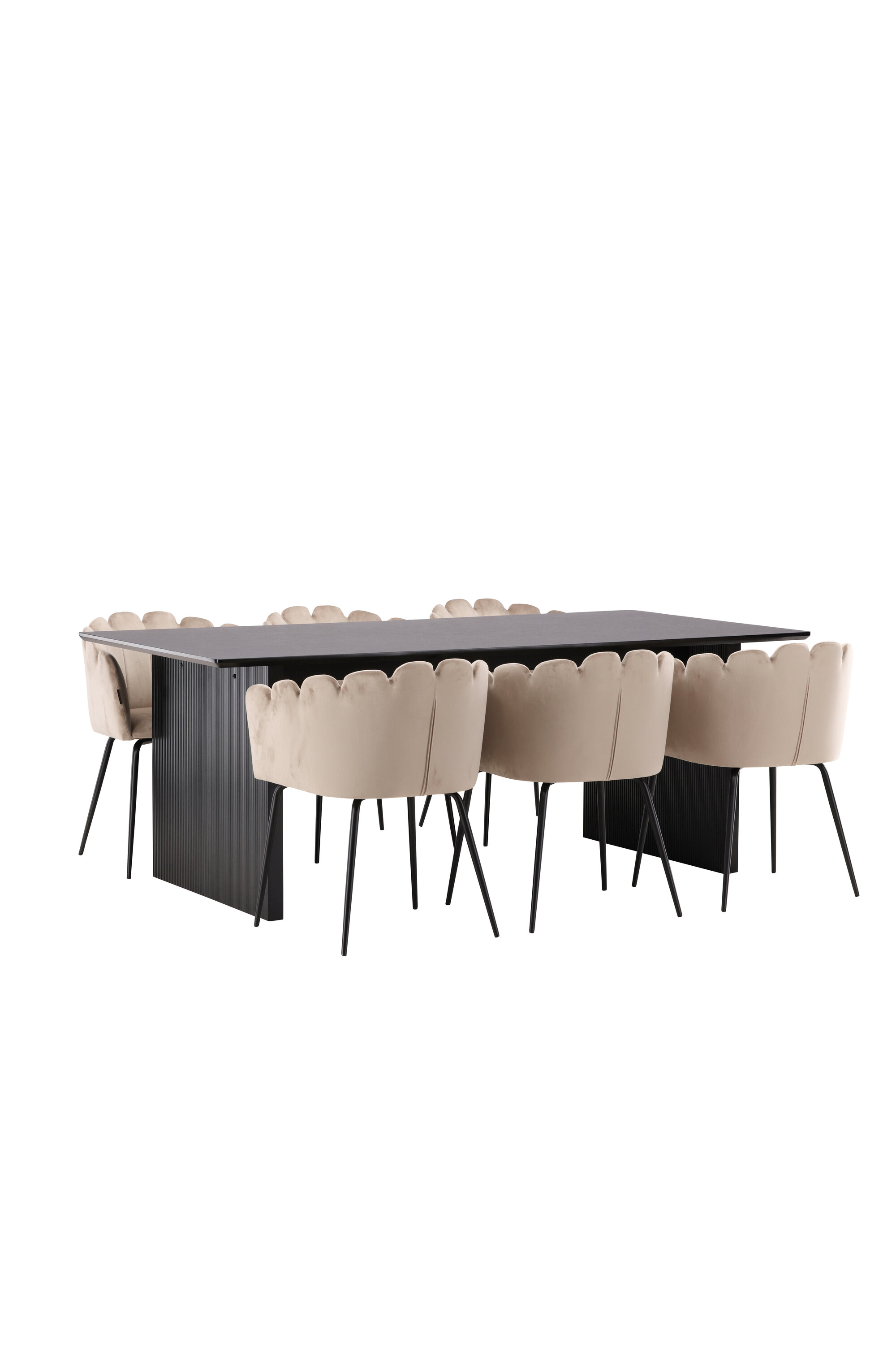 deLOHN Vail, Limhamn Téglalap alakú étkezőgarnitúra