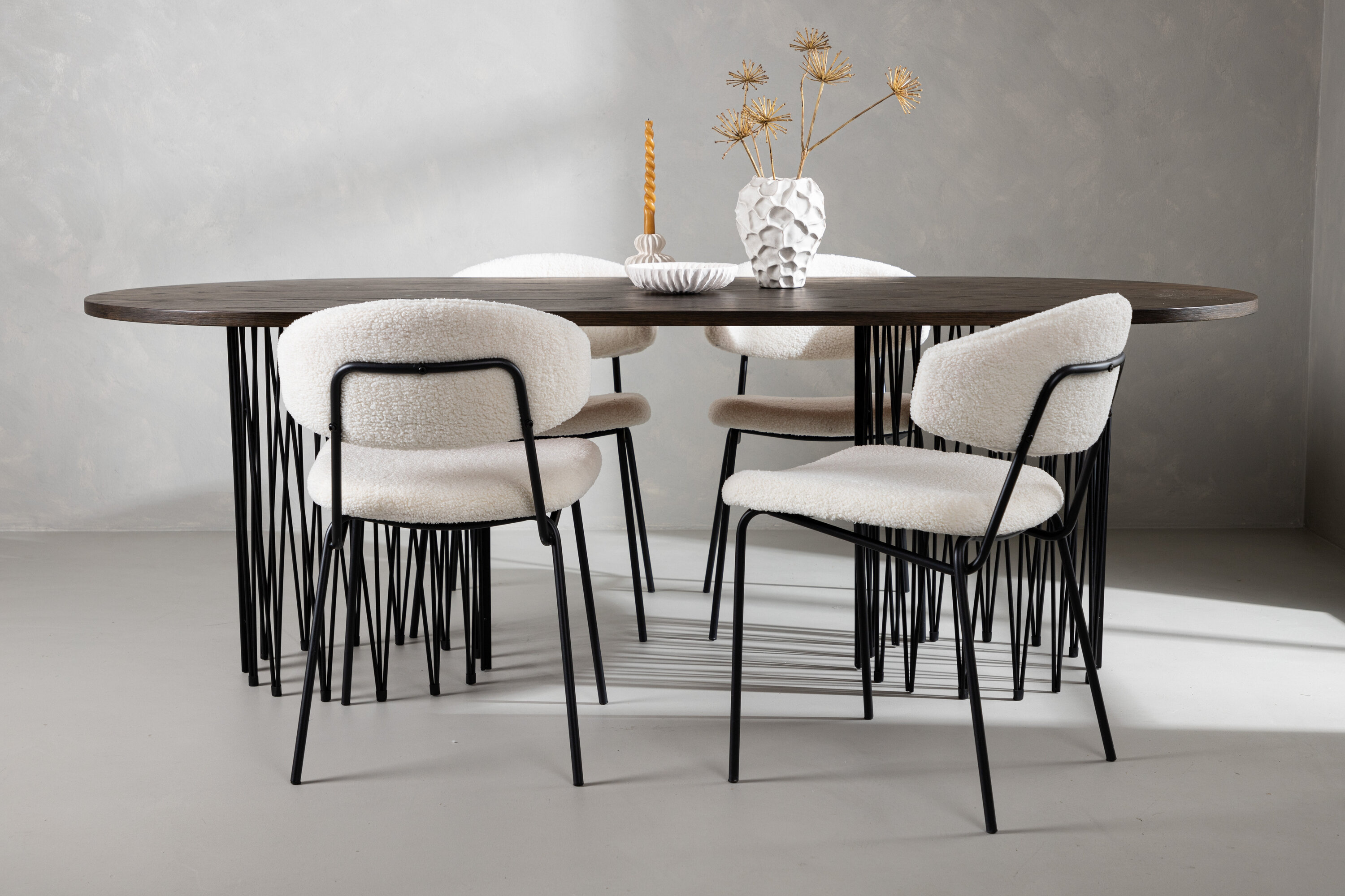 deLOHN Stone oval, Chico Ovális étkezőgarnitúra