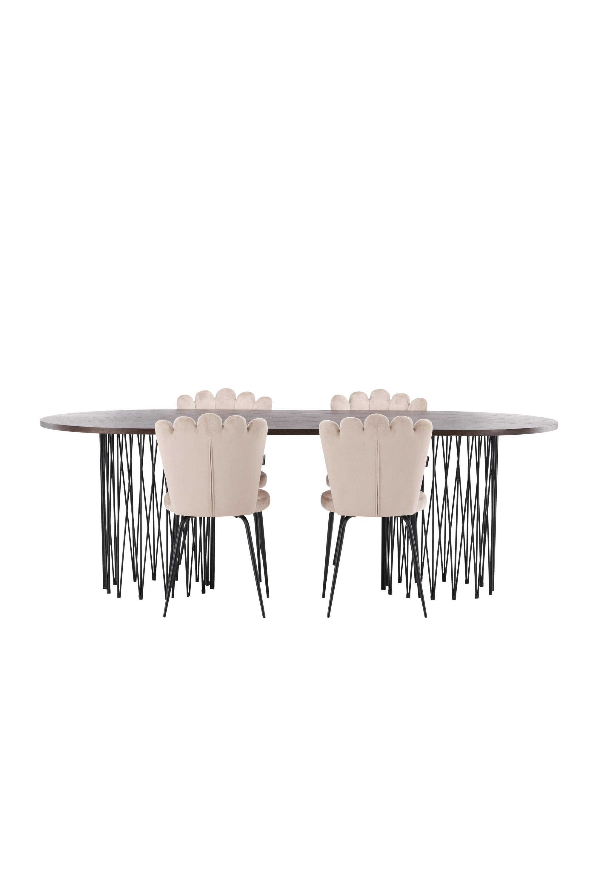 deLOHN Stone oval, Limhamn Ovális étkezőgarnitúra