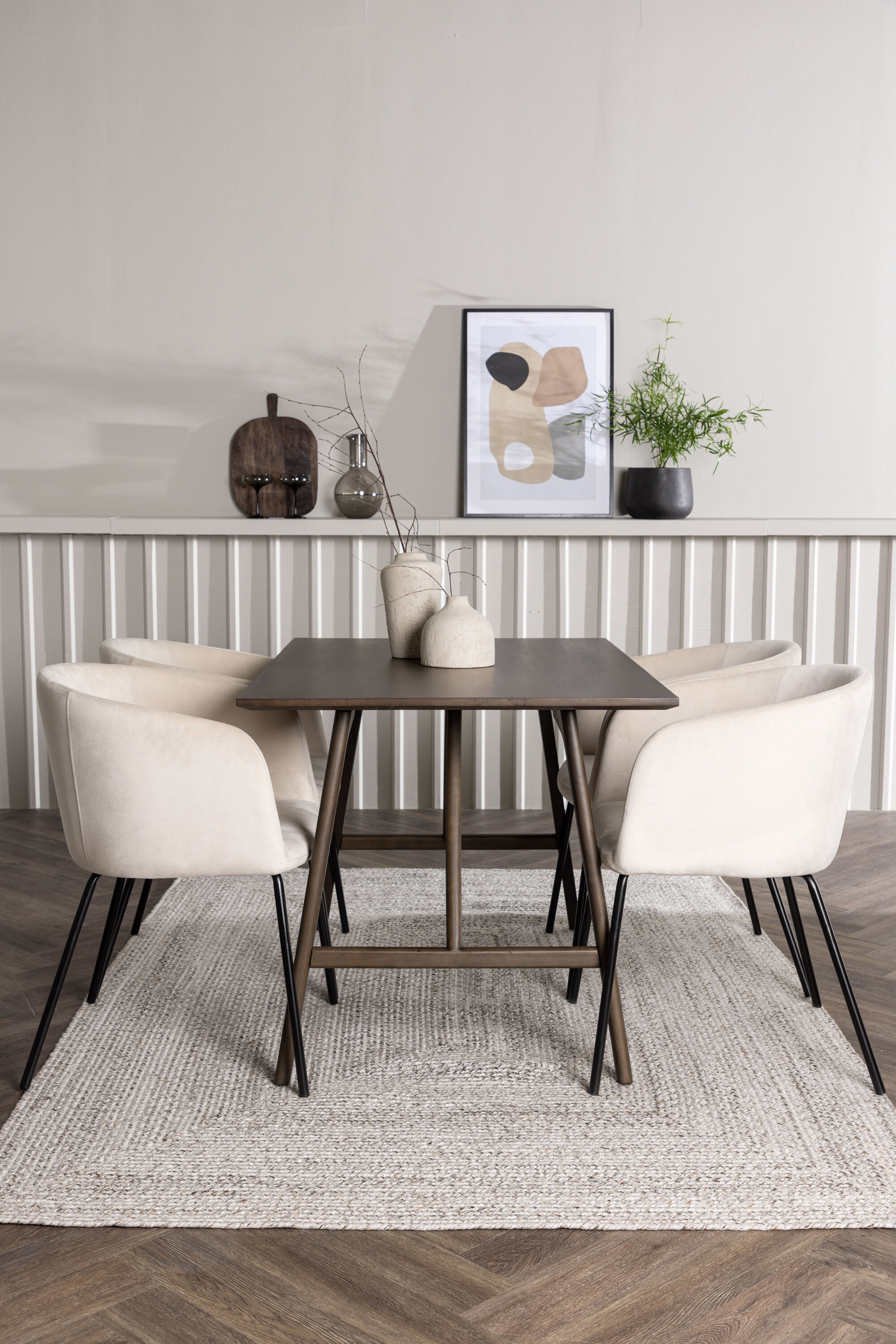 deLOHN Berit Téglalap alakú étkezőgarnitúra