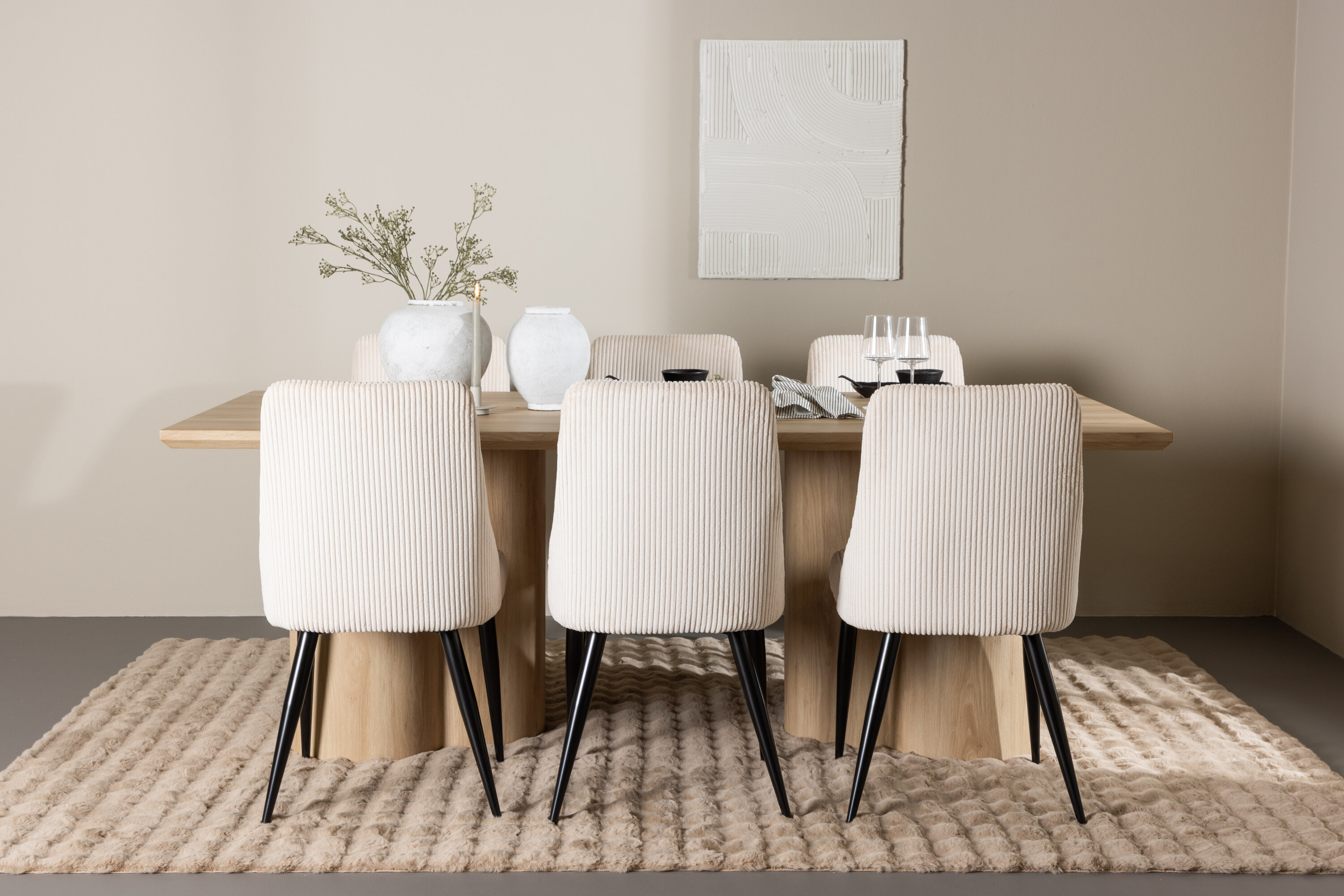 deLOHN Olivia, Leone Téglalap alakú étkezőgarnitúra