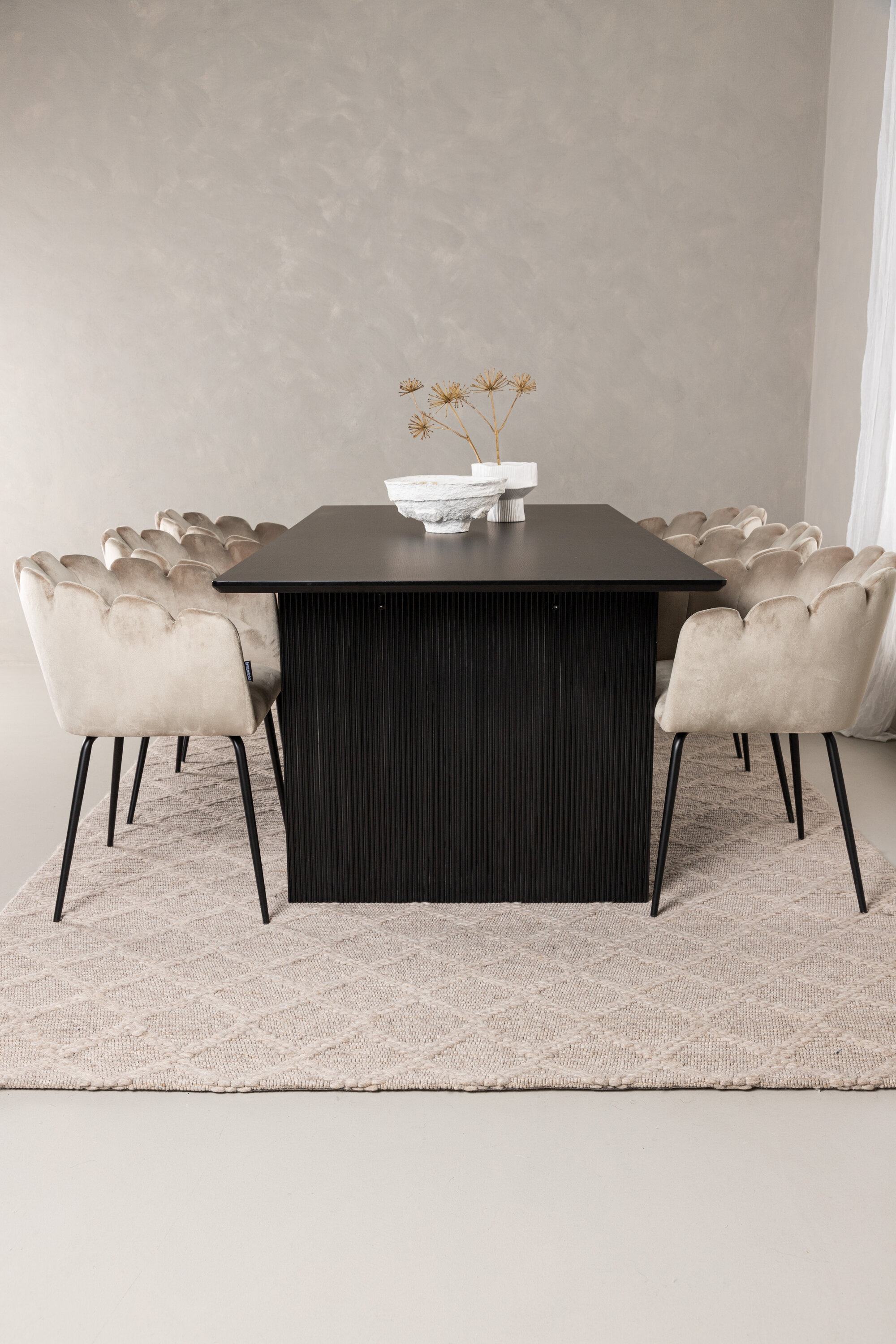 deLOHN Vail, Limhamn Téglalap alakú étkezőgarnitúra