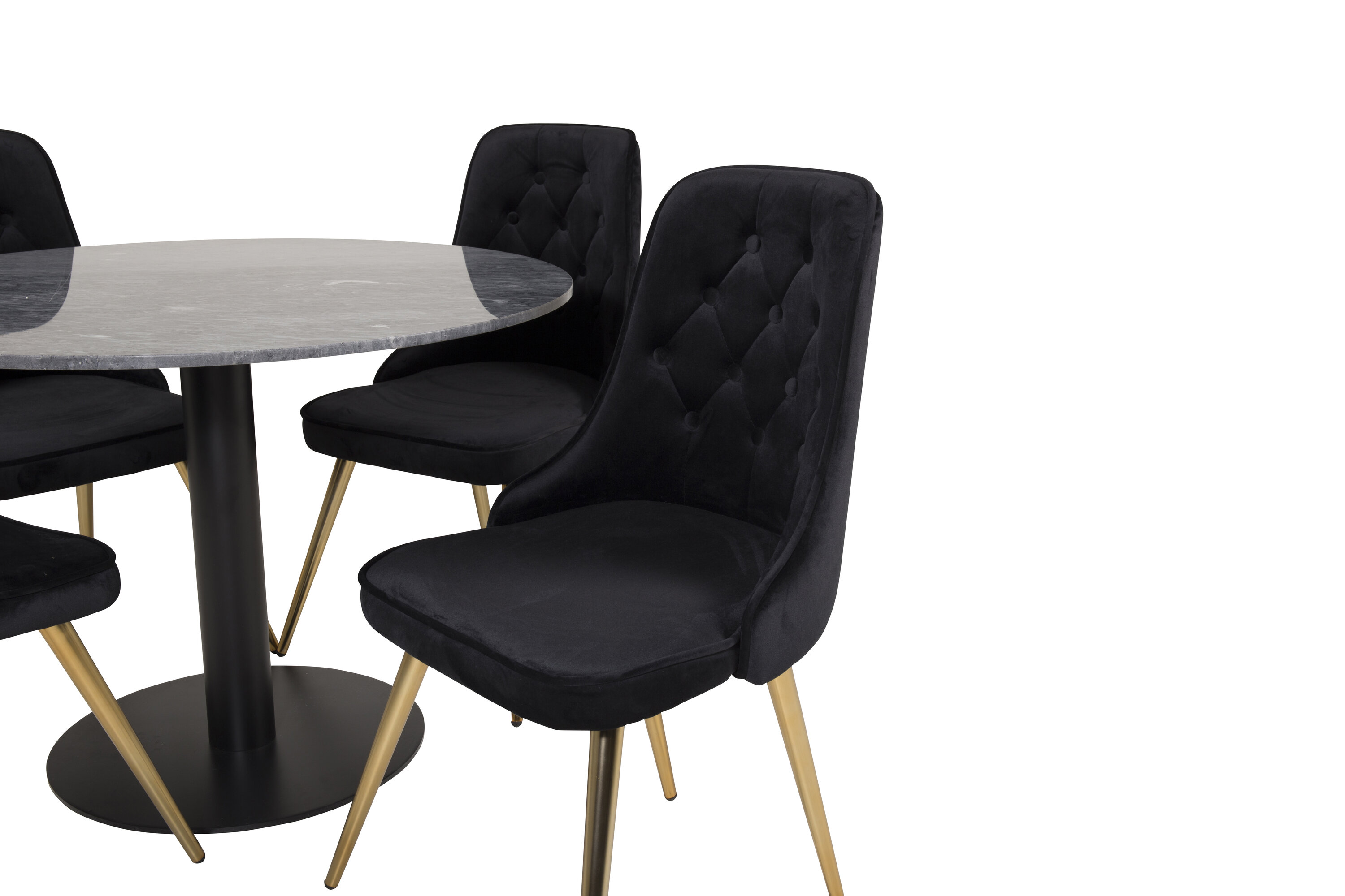 deLOHN Estelle, Velvet Deluxe Kör alakú étkezőgarnitúra