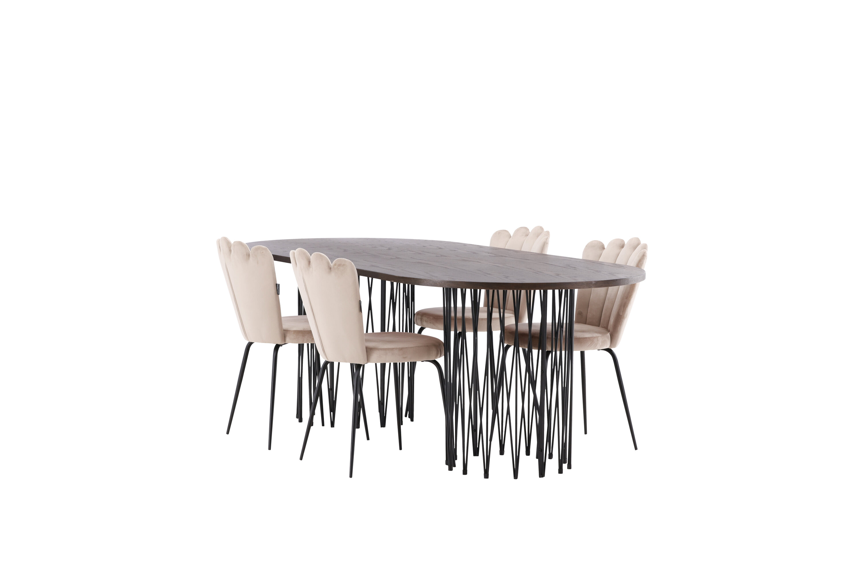 deLOHN Stone oval, Limhamn Ovális étkezőgarnitúra